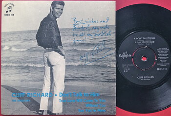 CLIFF RICHARD & SHADOWS - Don´t talk to him +3 Swe EP 1963
