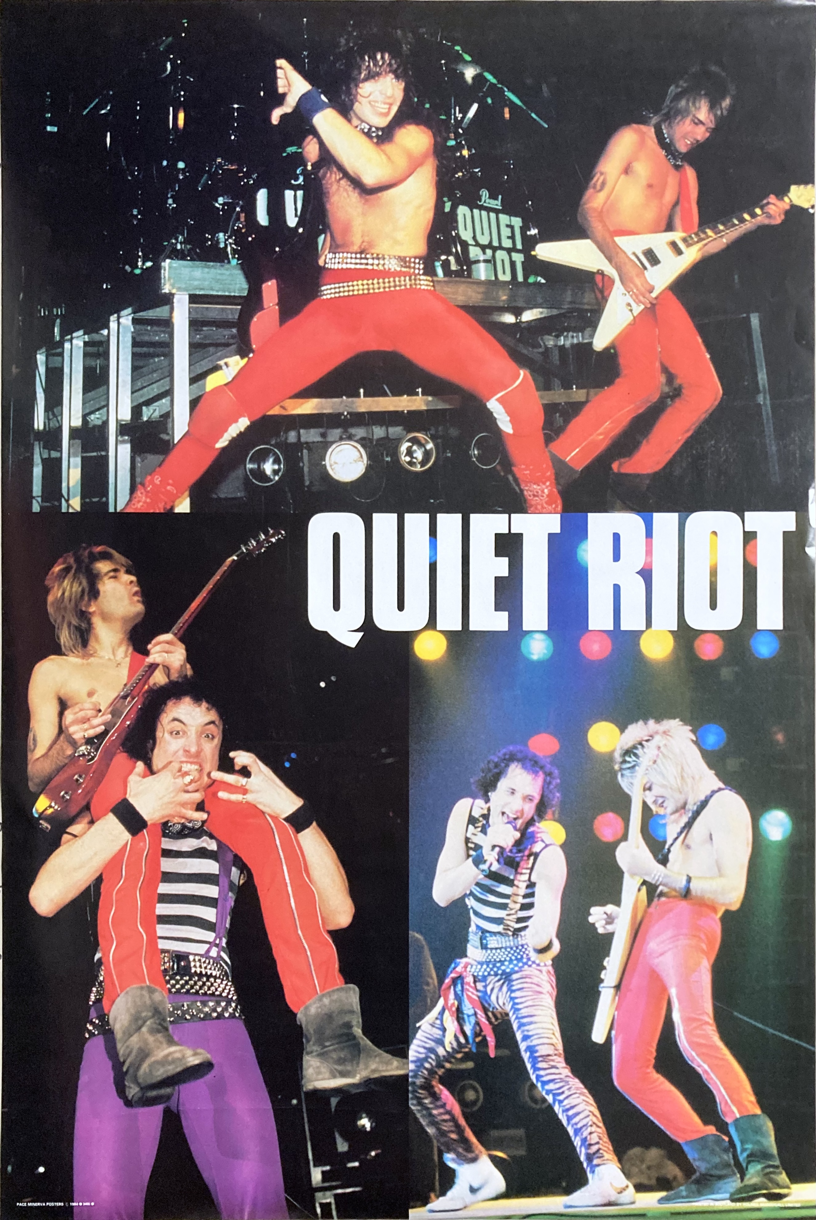 QUIET RIOT (1984) Poster - 2