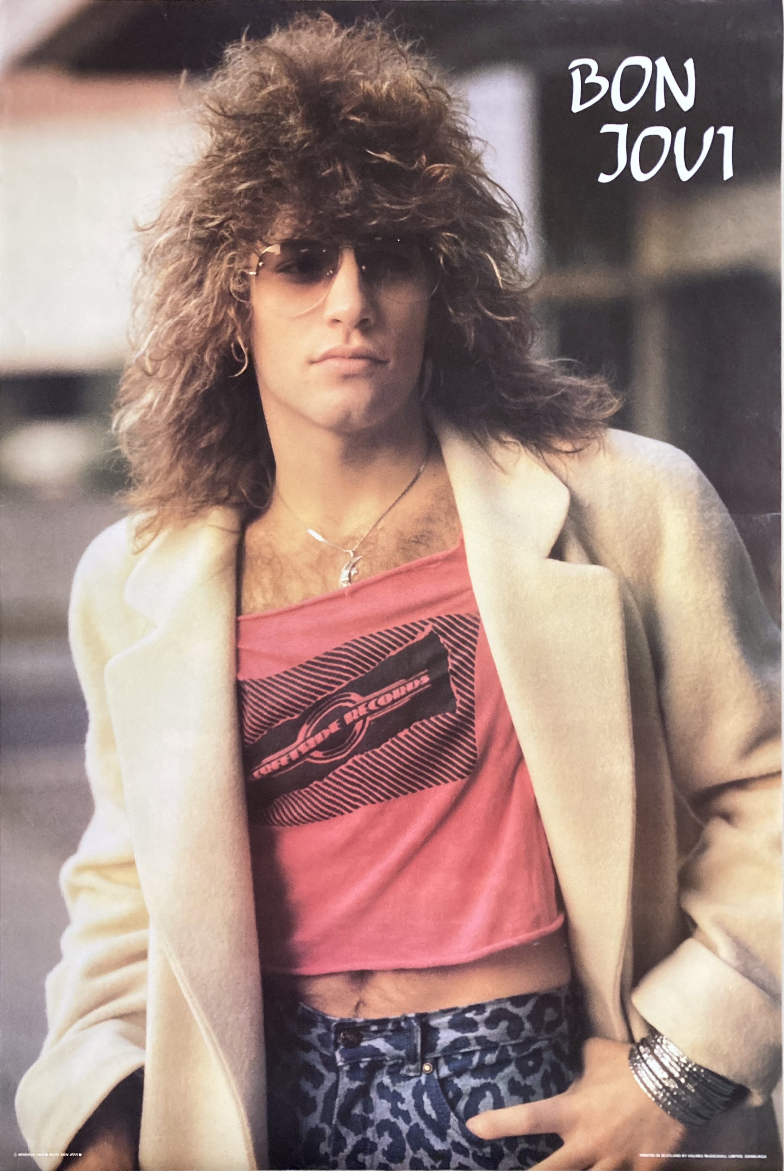 BON JOVI (1986) Poster