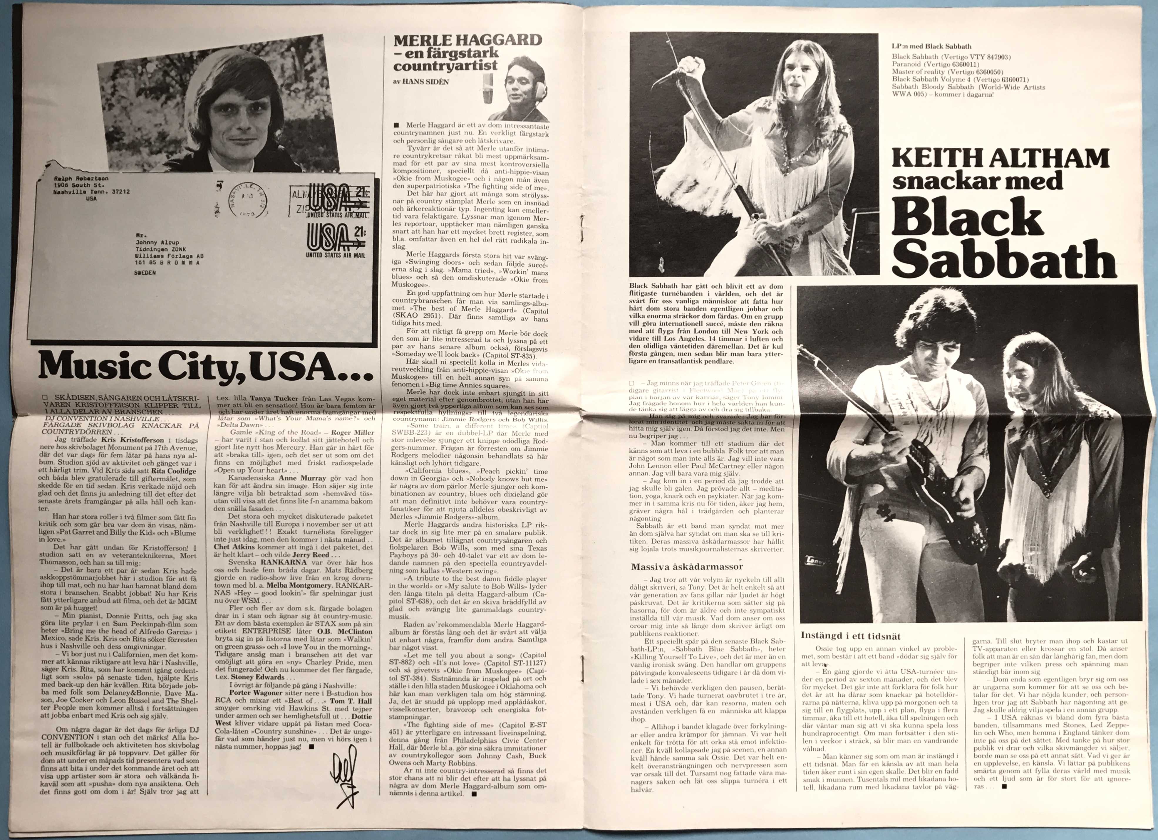 ZONK - No 3 1973 MICK JAGGER cover - 3
