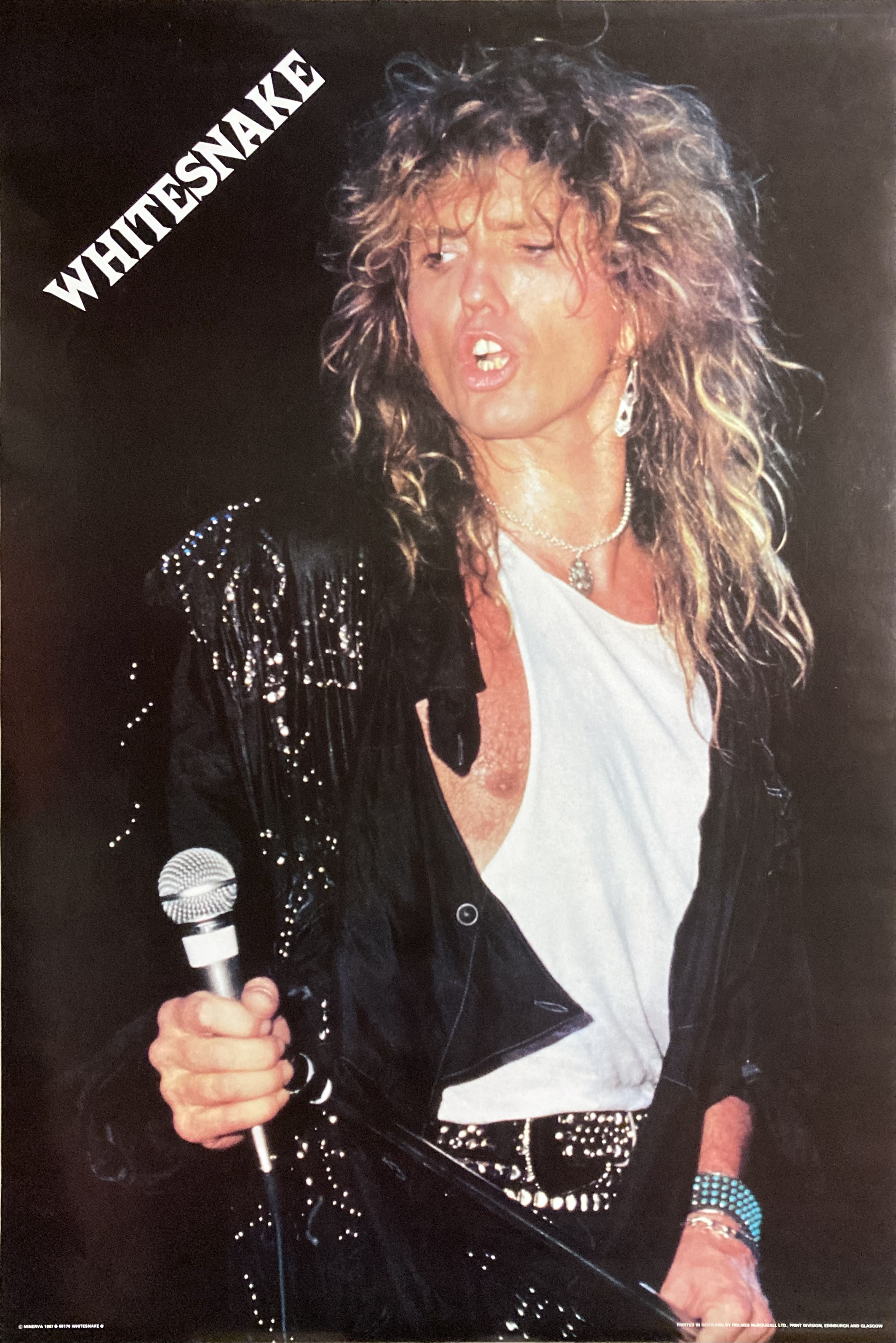 WHITESNAKE - David Coverdale #2 (1987) Poster