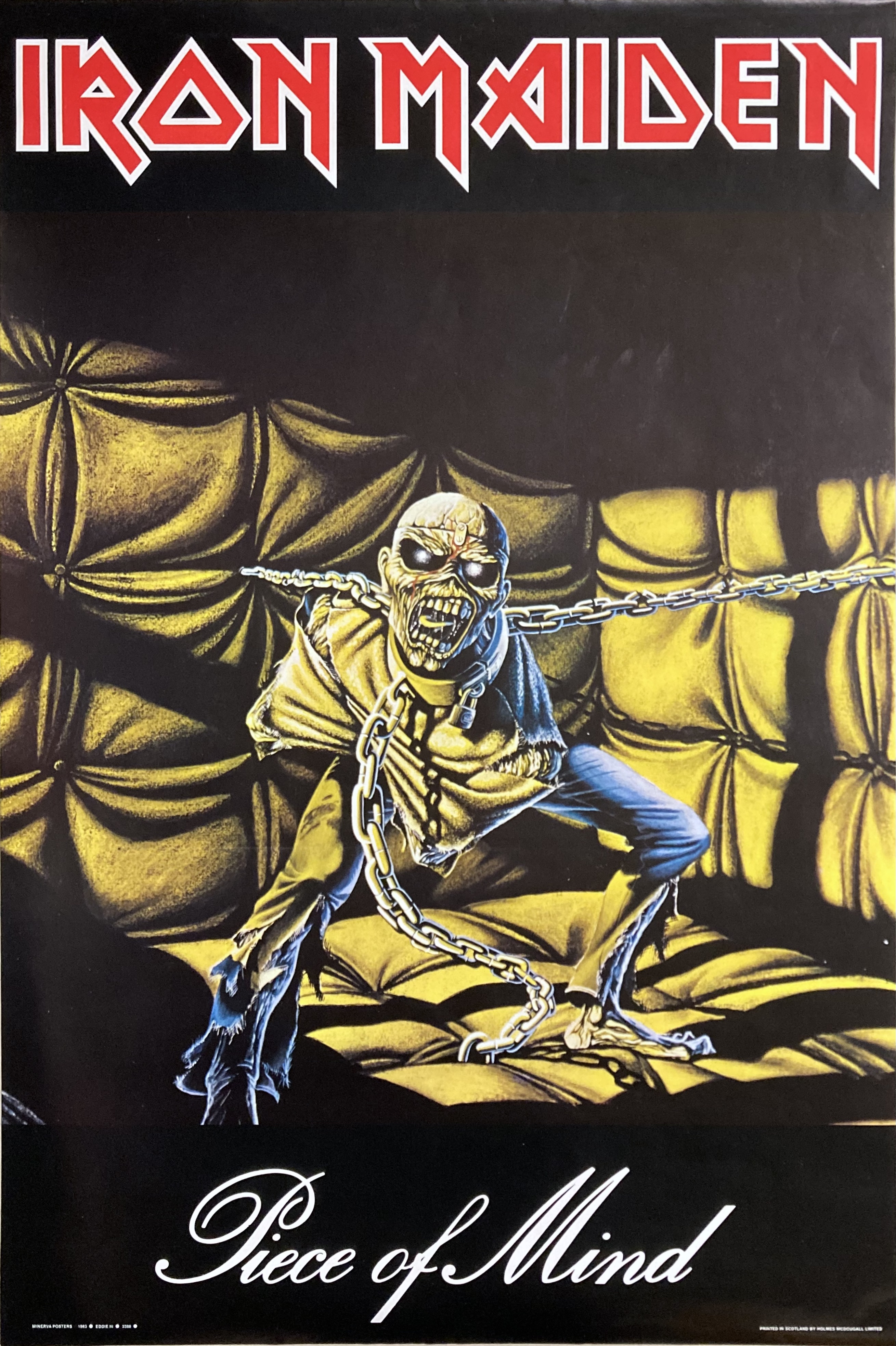 IRON MAIDEN - Piece Of Mind (1983) Affisch