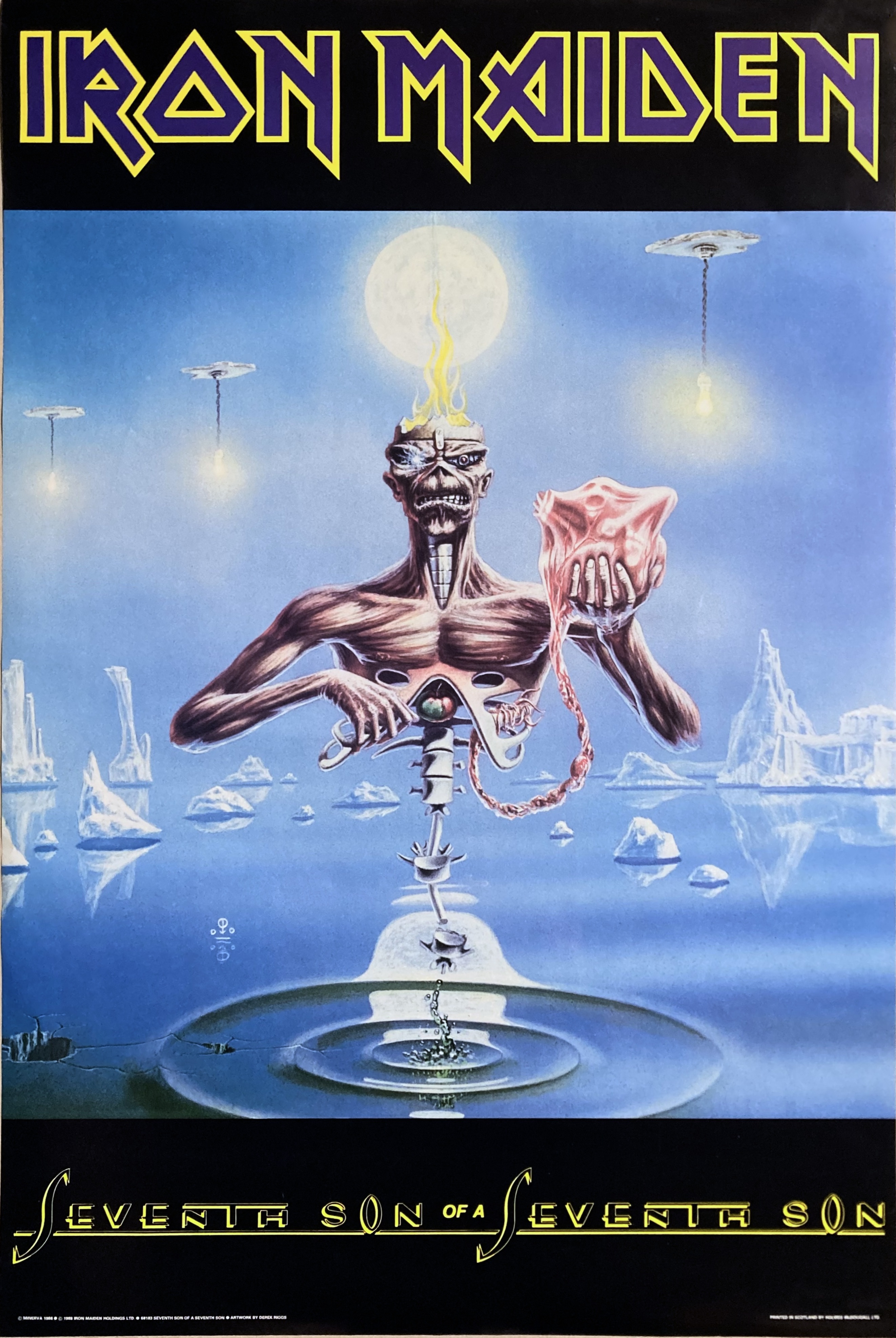 IRON MAIDEN - Seventh Son Of A Seventh Son (1988) Poster - 2