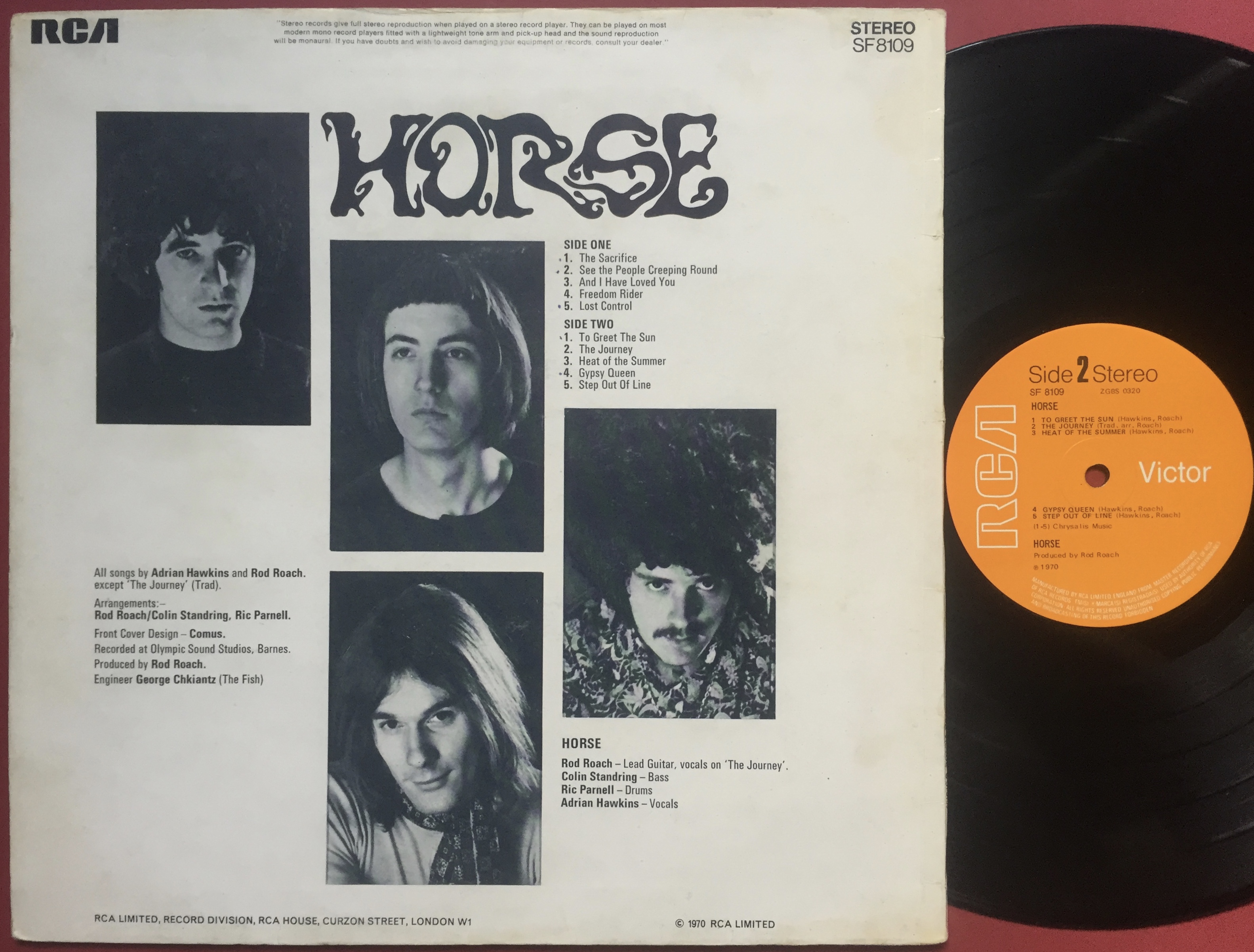 HORSE - "same" UK-orig LP 1970 - 2