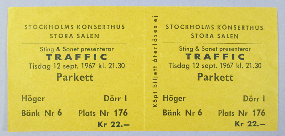 TRAFFIC - Stockholm 1967