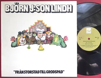 BJÖRN J:SON LINDH - Från storstad till grodspad Swe-orig LP 1967