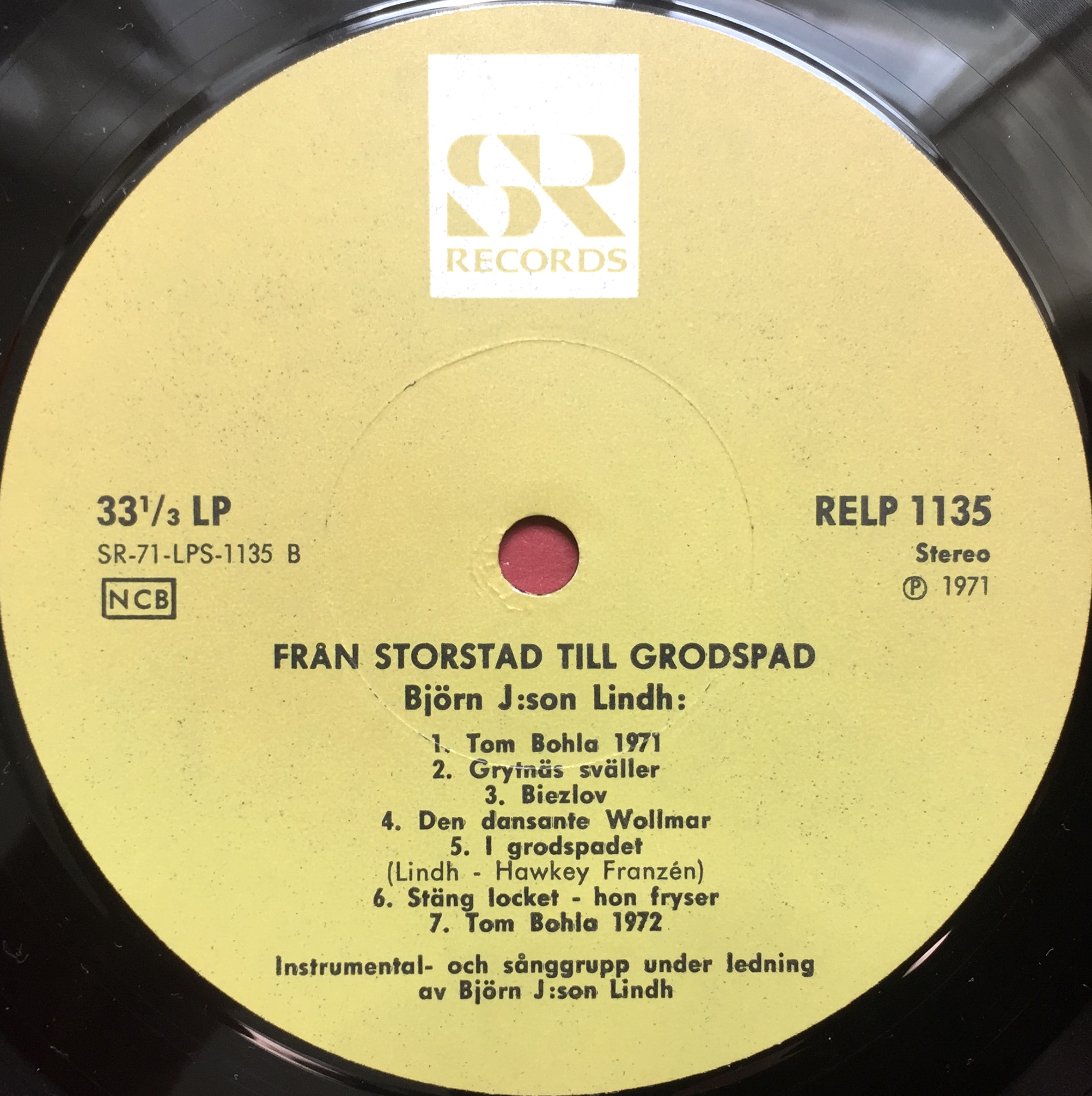 BJÖRN J:SON LINDH - Från storstad till grodspad Swe-orig LP 1967 - 4