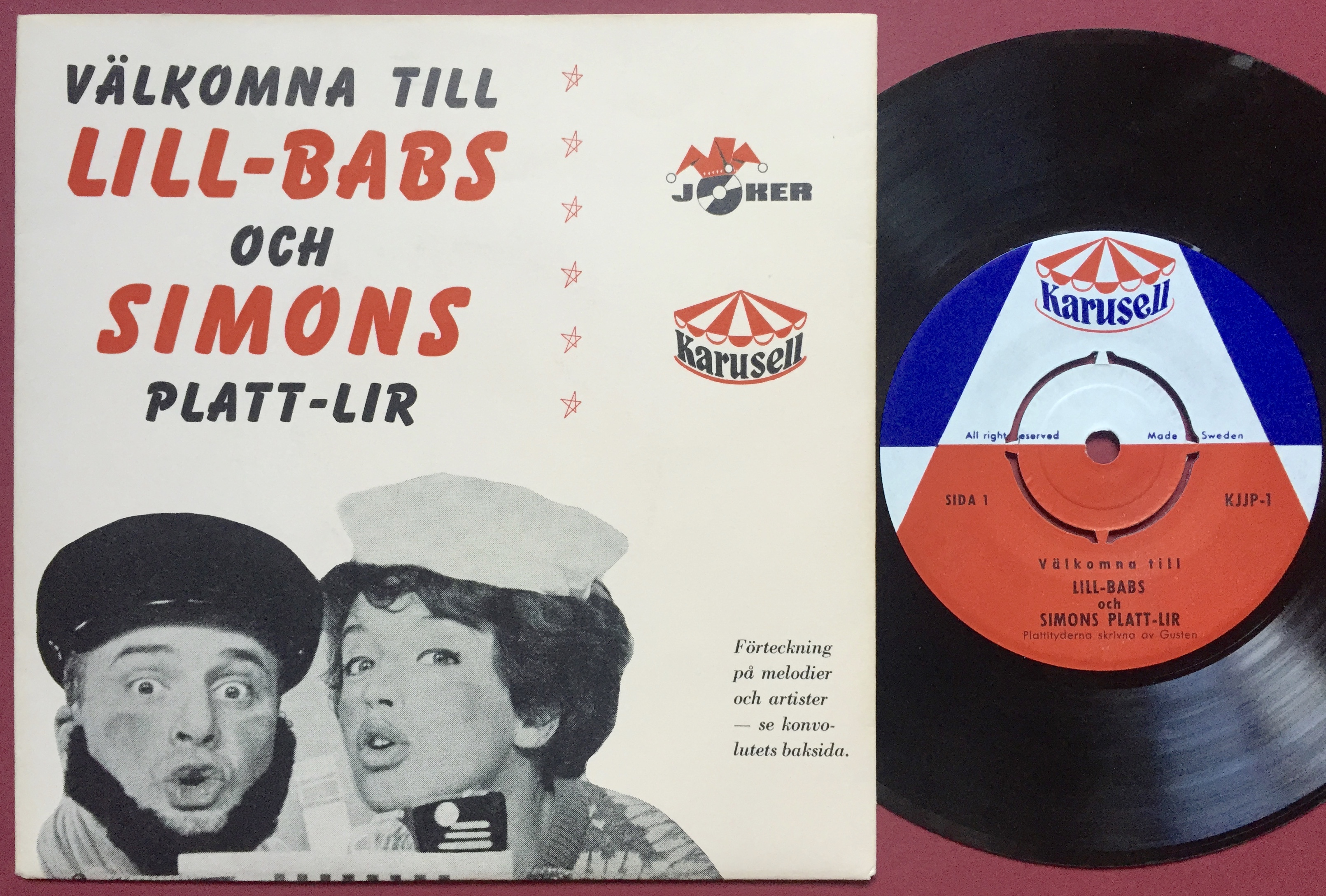 LILL-BABS & SIMON - Välkomna till.. platt-lir Swe PS 1960