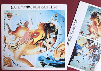 DIRE STRAITS - Alchemy UK-orig 2LP 1984 + PROMO PRESS KIT