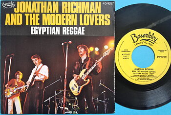 JONATHAN RICHMAN & MODERN LOVERS - Egyptian reggae SPAIN PROMO PS 1978