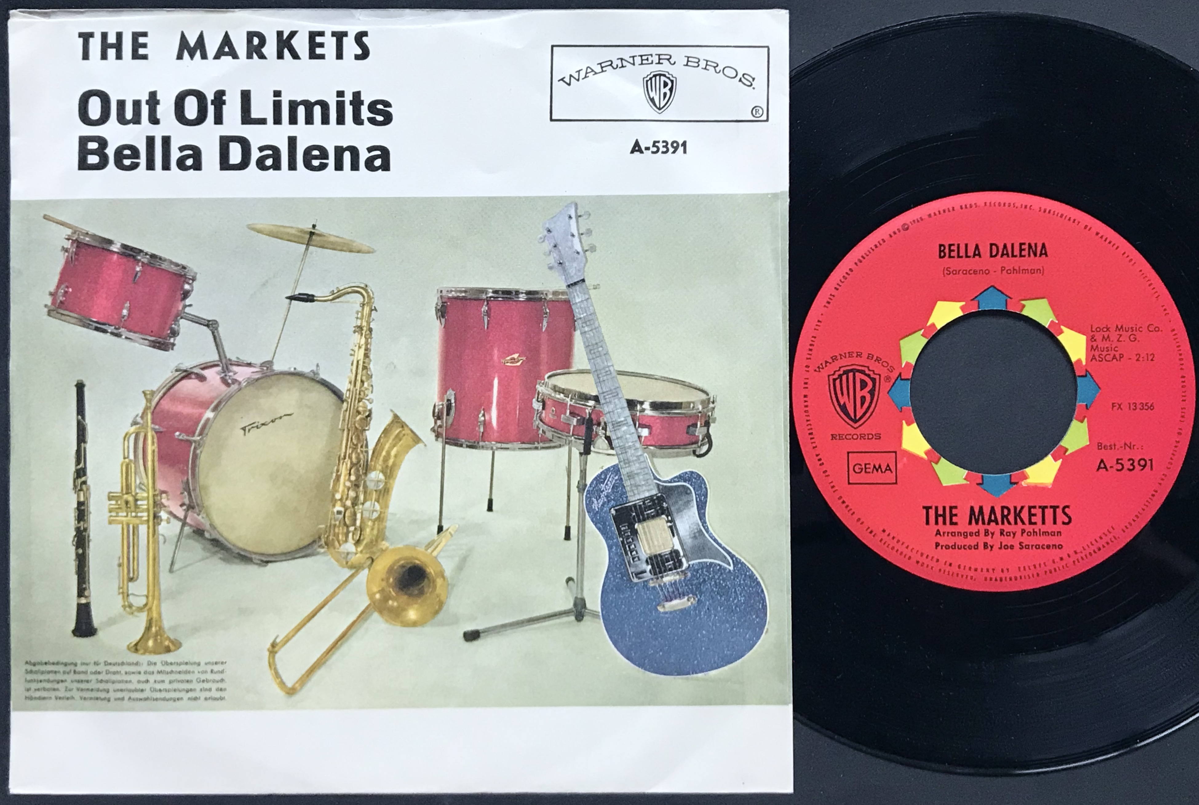 MARKETTS - Out of limits Ger PS 1963 - 2