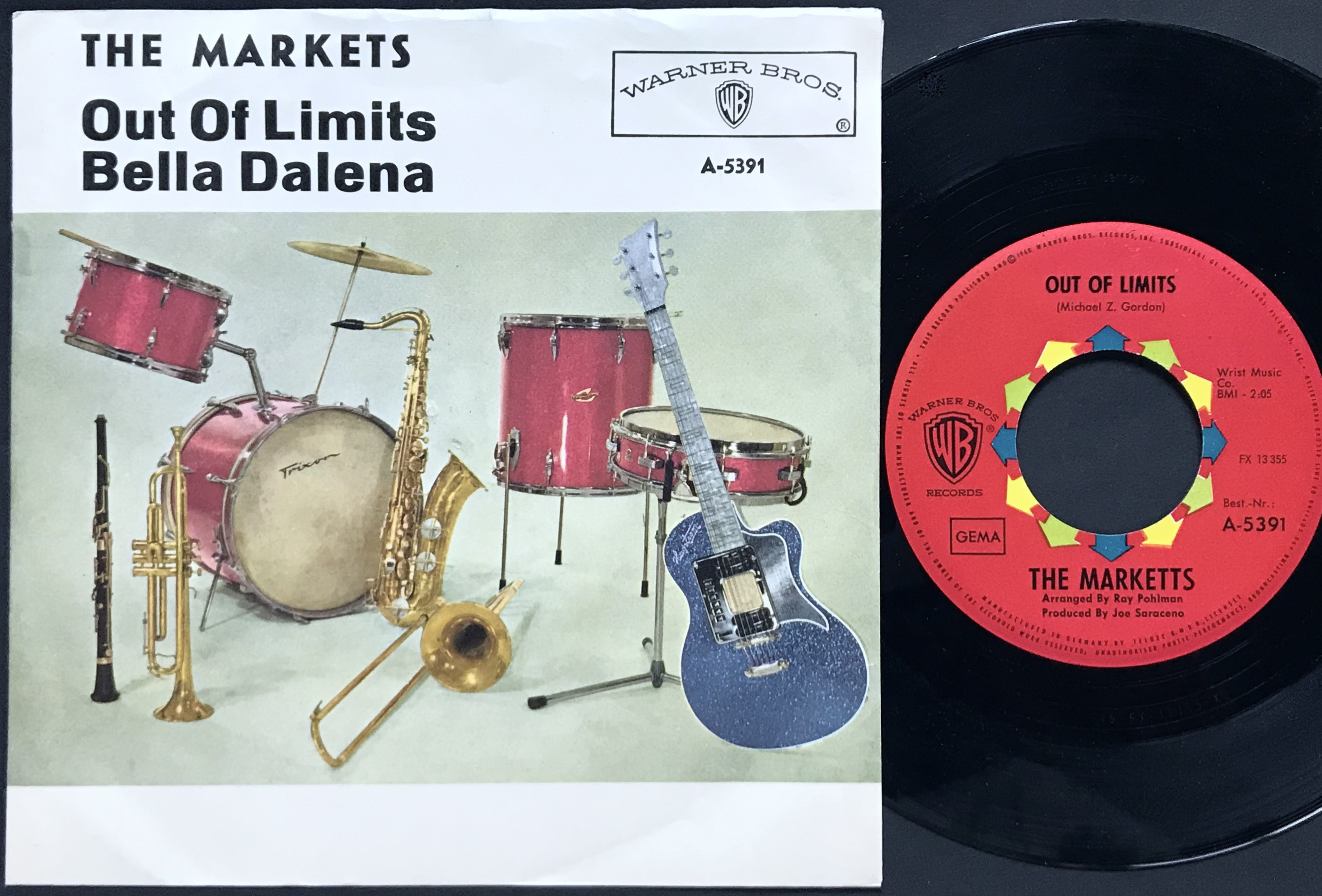 MARKETTS - Out of limits Ger PS 1963
