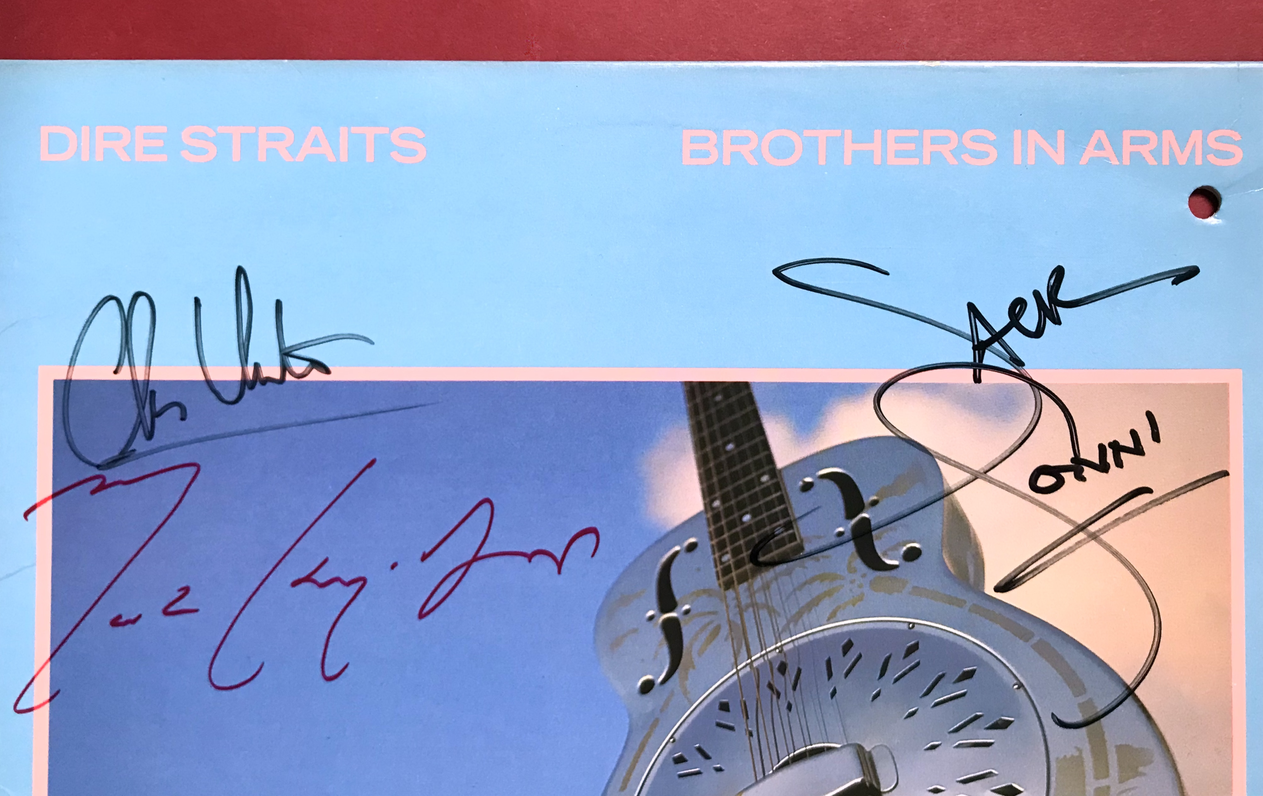 DIRE STRAITS - Brothers in arms SIGNED US-orig LP 1985 - 2