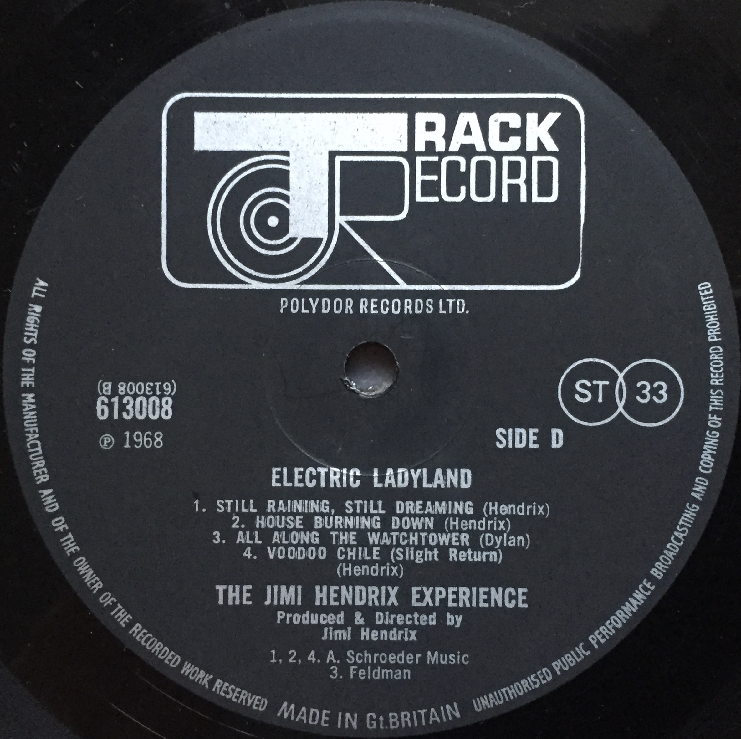 JIMI HENDRIX - Electric ladyland UK-orig Track 2LP 1968 - 7