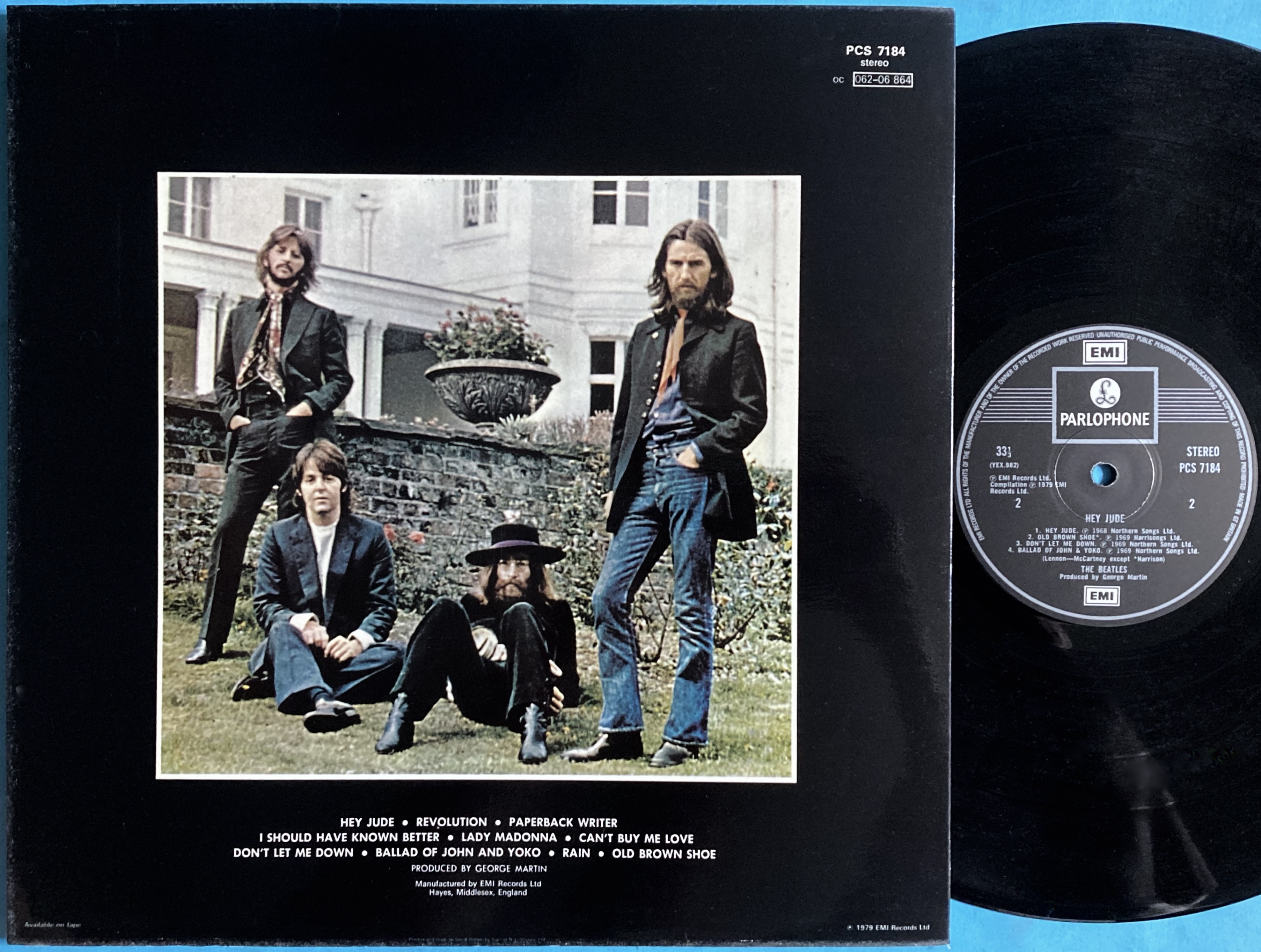 Nostalgipalatset - BEATLES - Hey Jude! UK Parlophone LP 1979