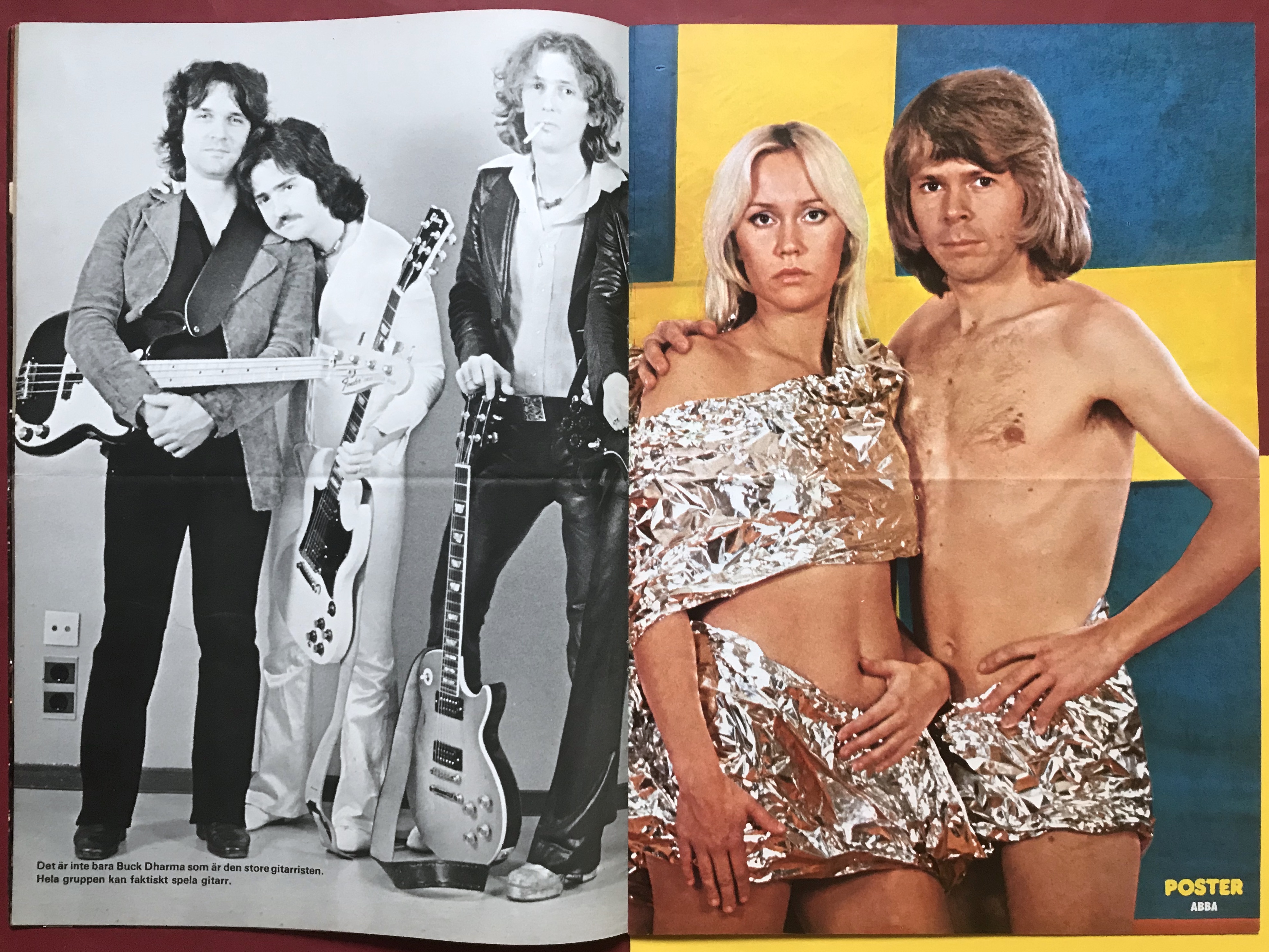 TIDNINGEN POSTER - Nr 9 1975 ABBA / Frida omslag - 6