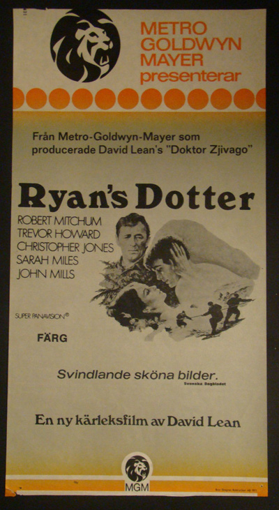 RYAN`S DOTTER (1971)