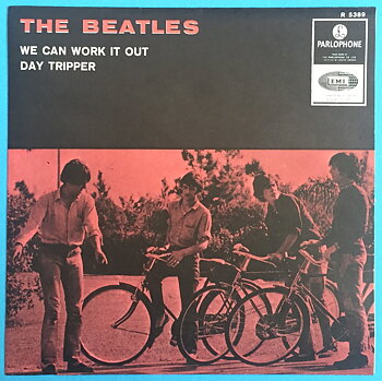 BEATLES - We can work it out RÖD 7" Swe 1965 ENDAST PS - Arkivex / MINT-!
