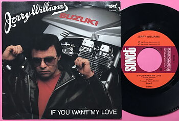 JERRY WILLIAMS - If you want my love SIGNERAD 7" singel 1983