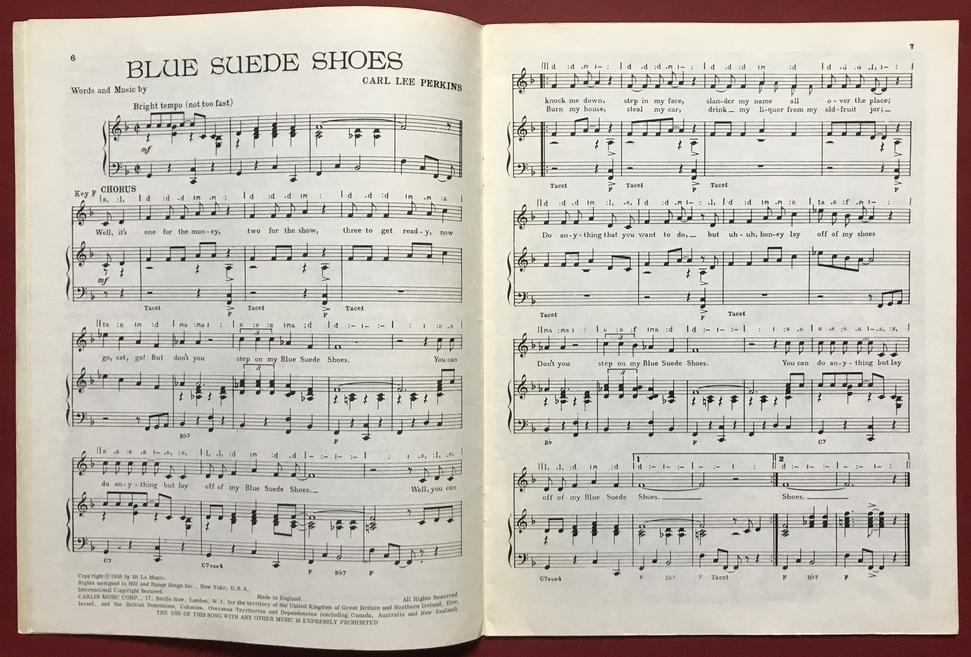 ELVIS PRESLEY - Album of Juke Box favorites US Sheet music - 5