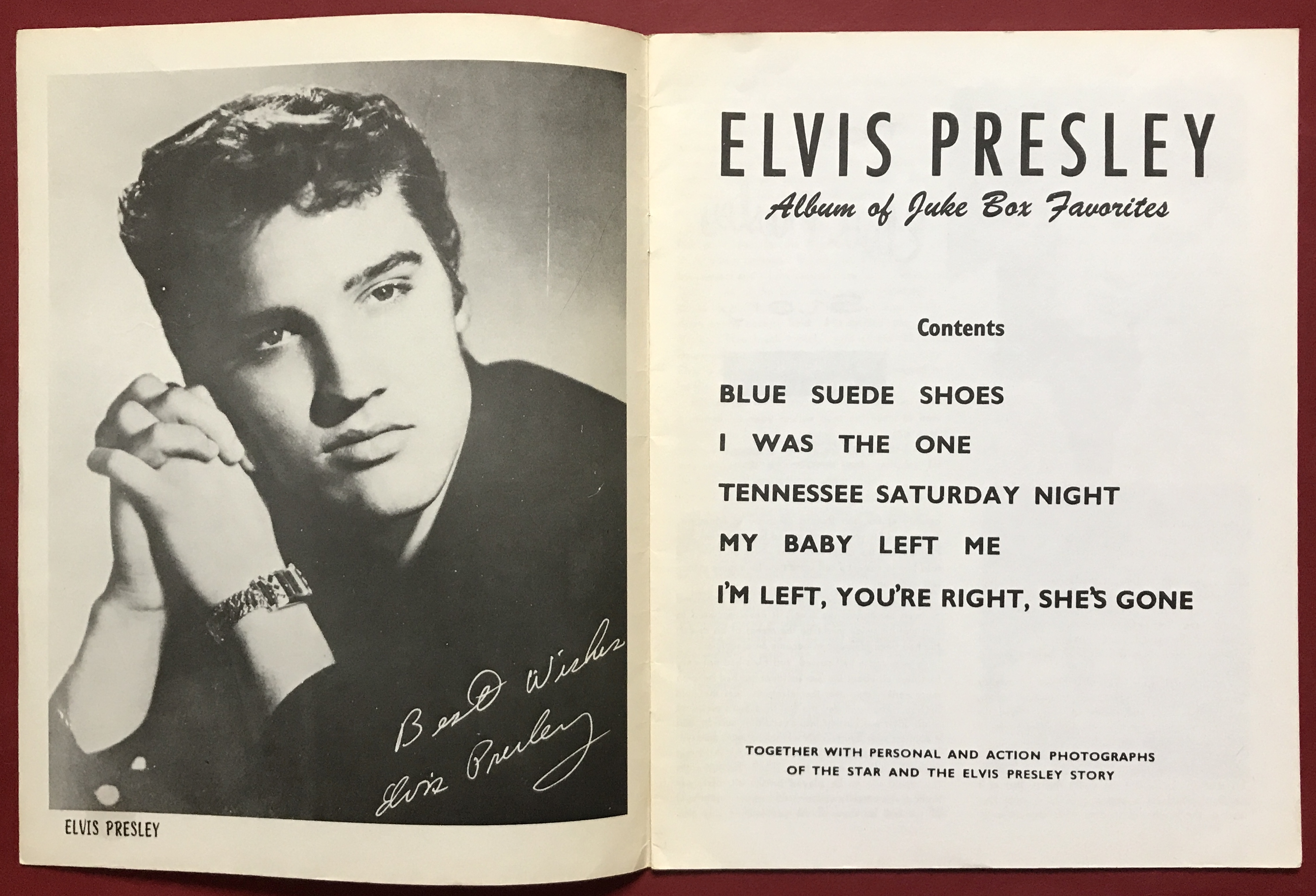 ELVIS PRESLEY - Album of Juke Box favorites US Sheet music - 3