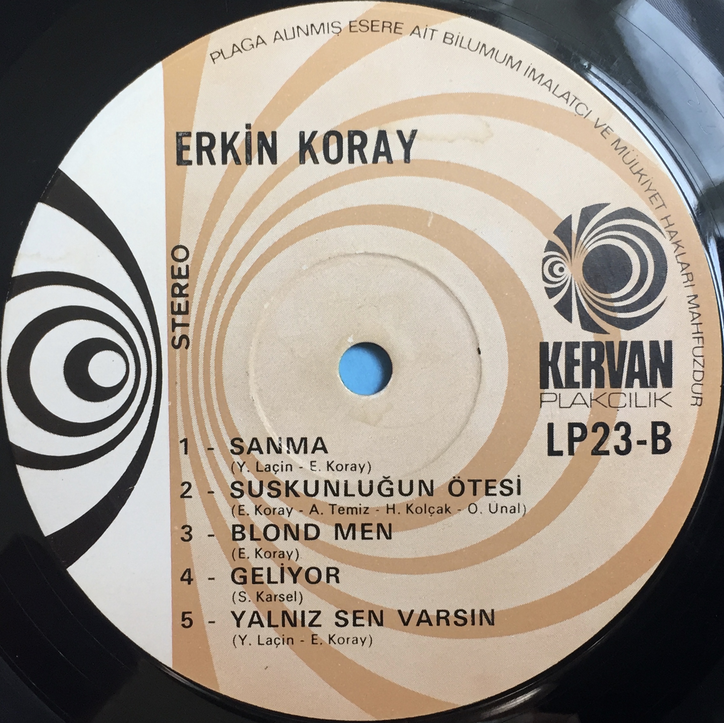 ERKIN KORAY - Tutkusu Turkey-orig LP 1977 - 5