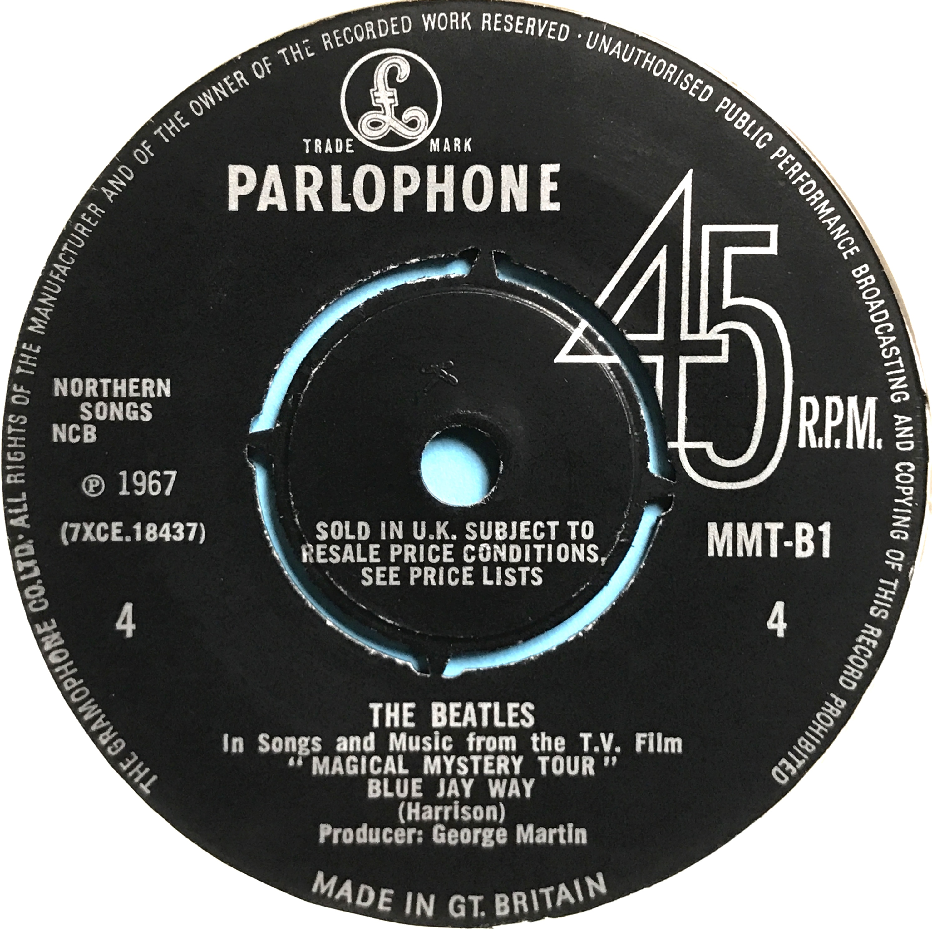BEATLES - Magical Mystery Tour UK MONO 2-EP 1967 - 7