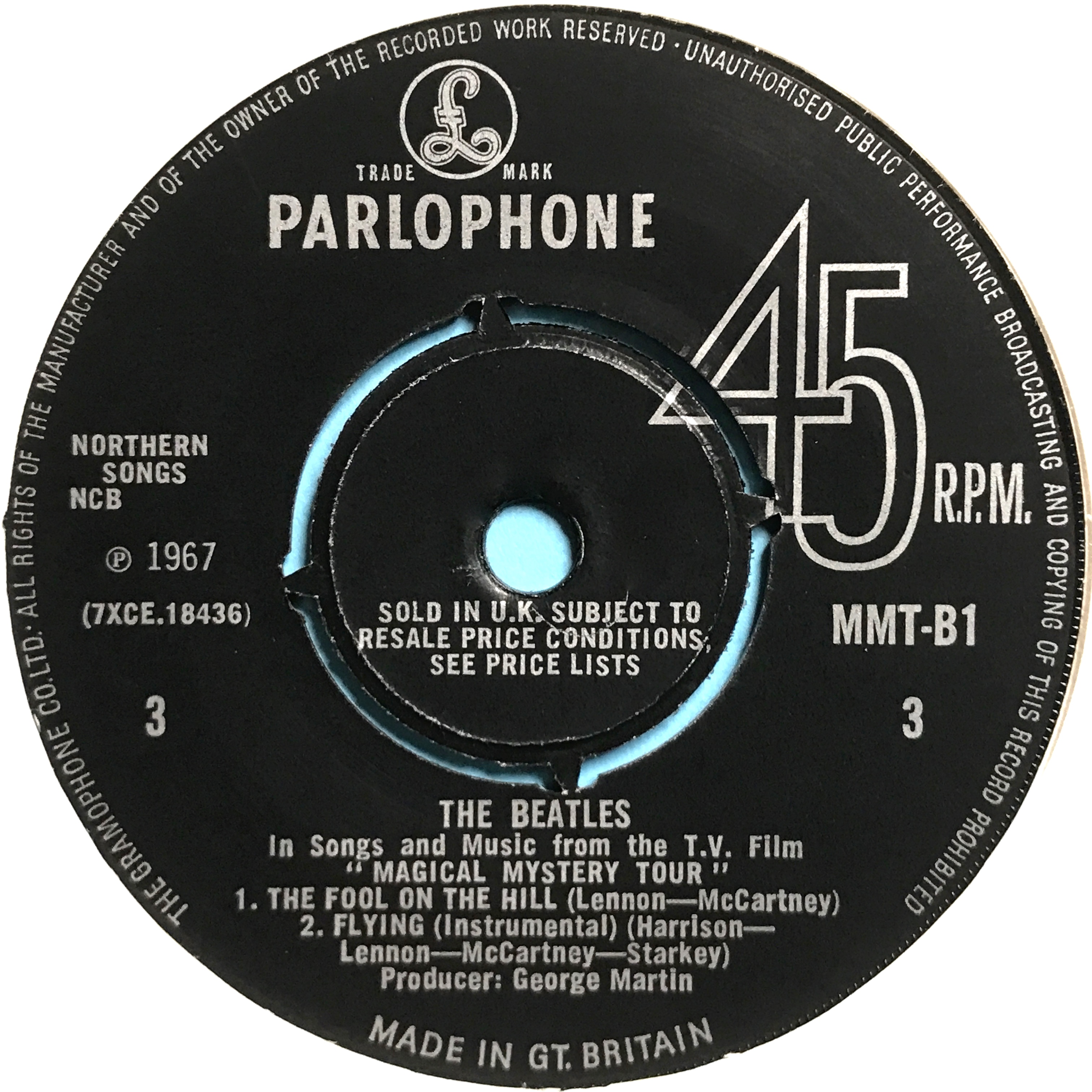 BEATLES - Magical Mystery Tour UK MONO 2-EP 1967 - 6