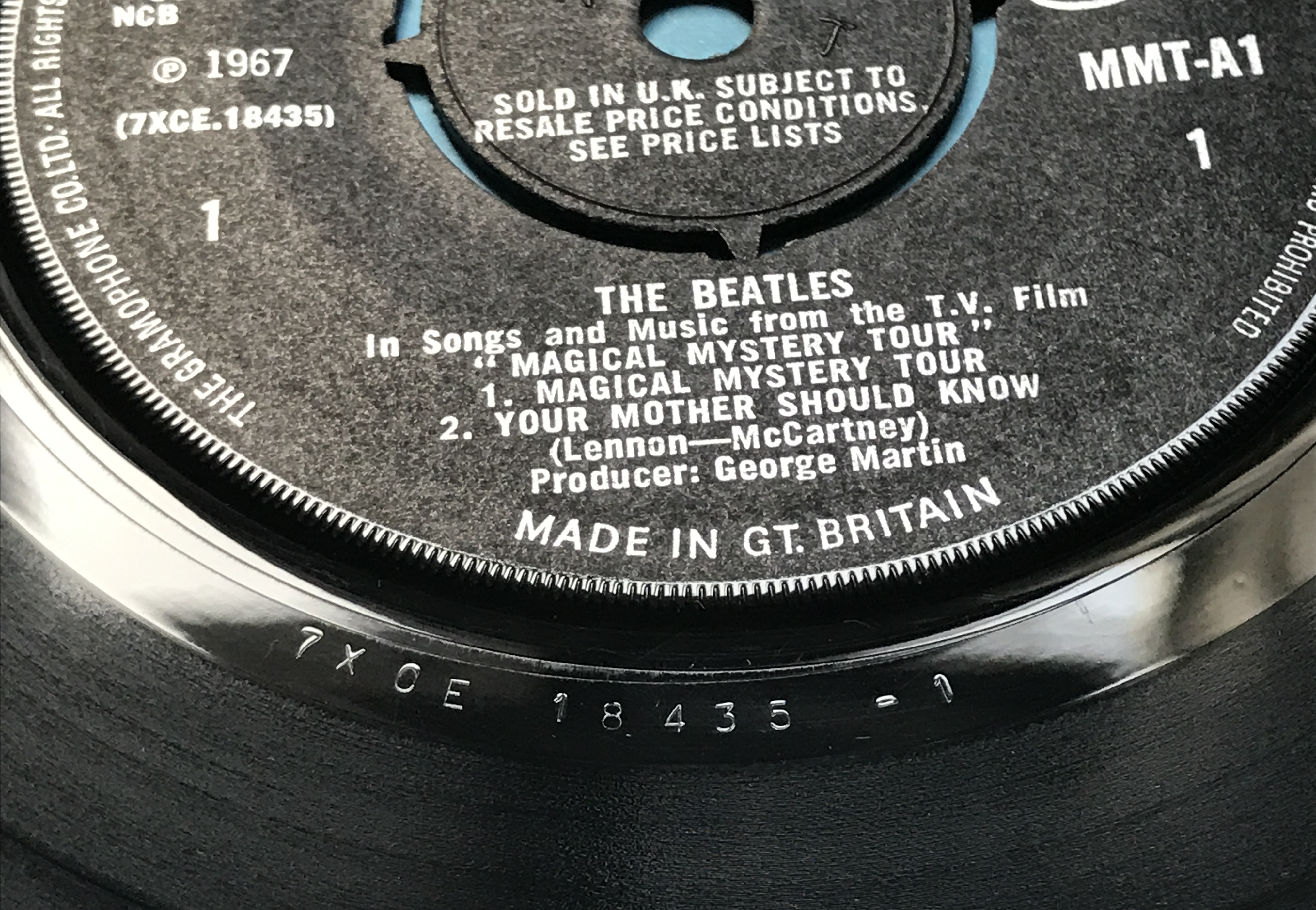 BEATLES - Magical Mystery Tour UK MONO 2-EP 1967 - 8