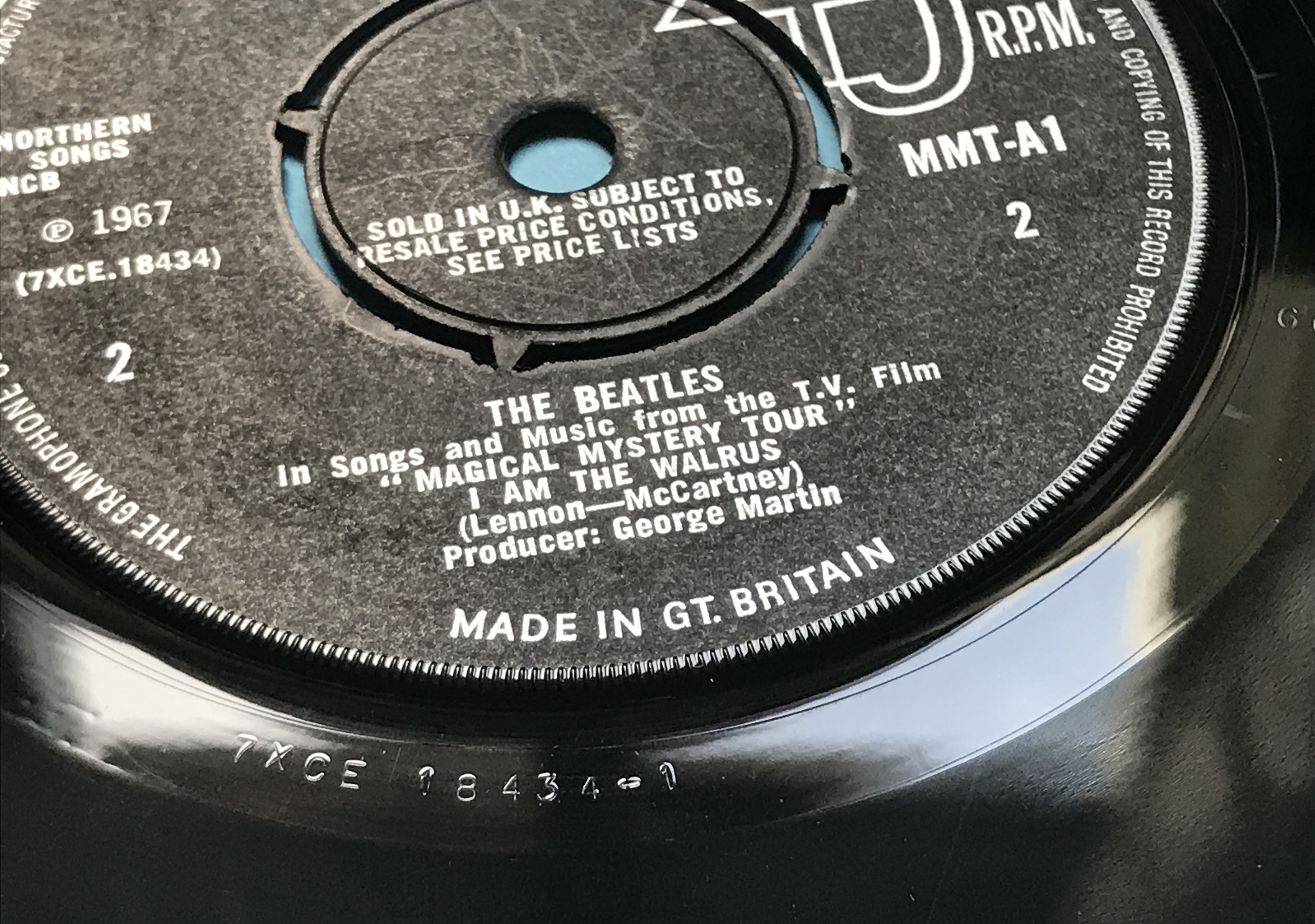BEATLES - Magical Mystery Tour UK MONO 2-EP 1967 - 9
