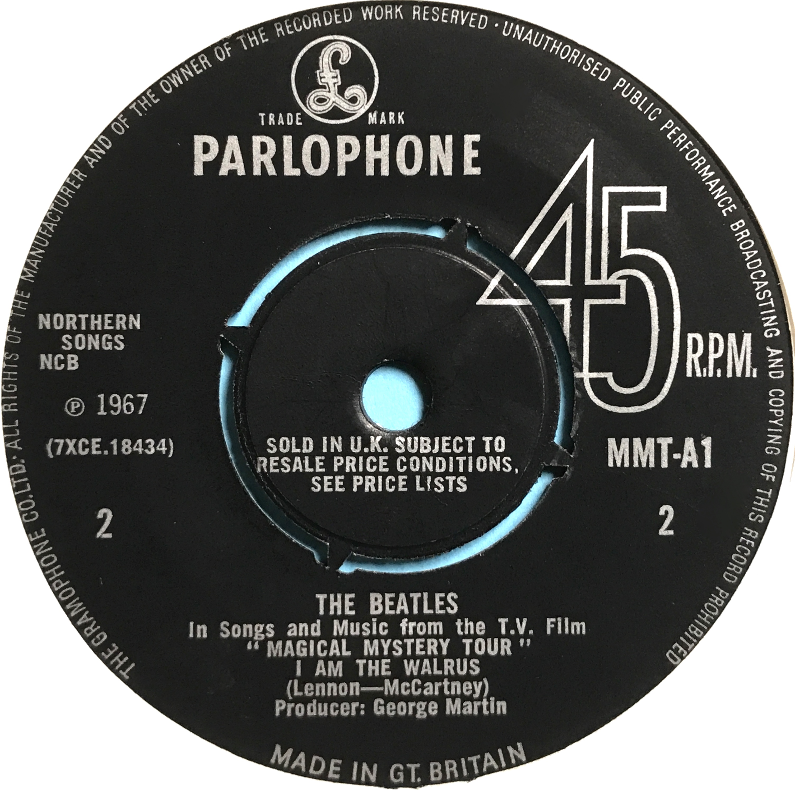 BEATLES - Magical Mystery Tour UK MONO 2-EP 1967 - 5