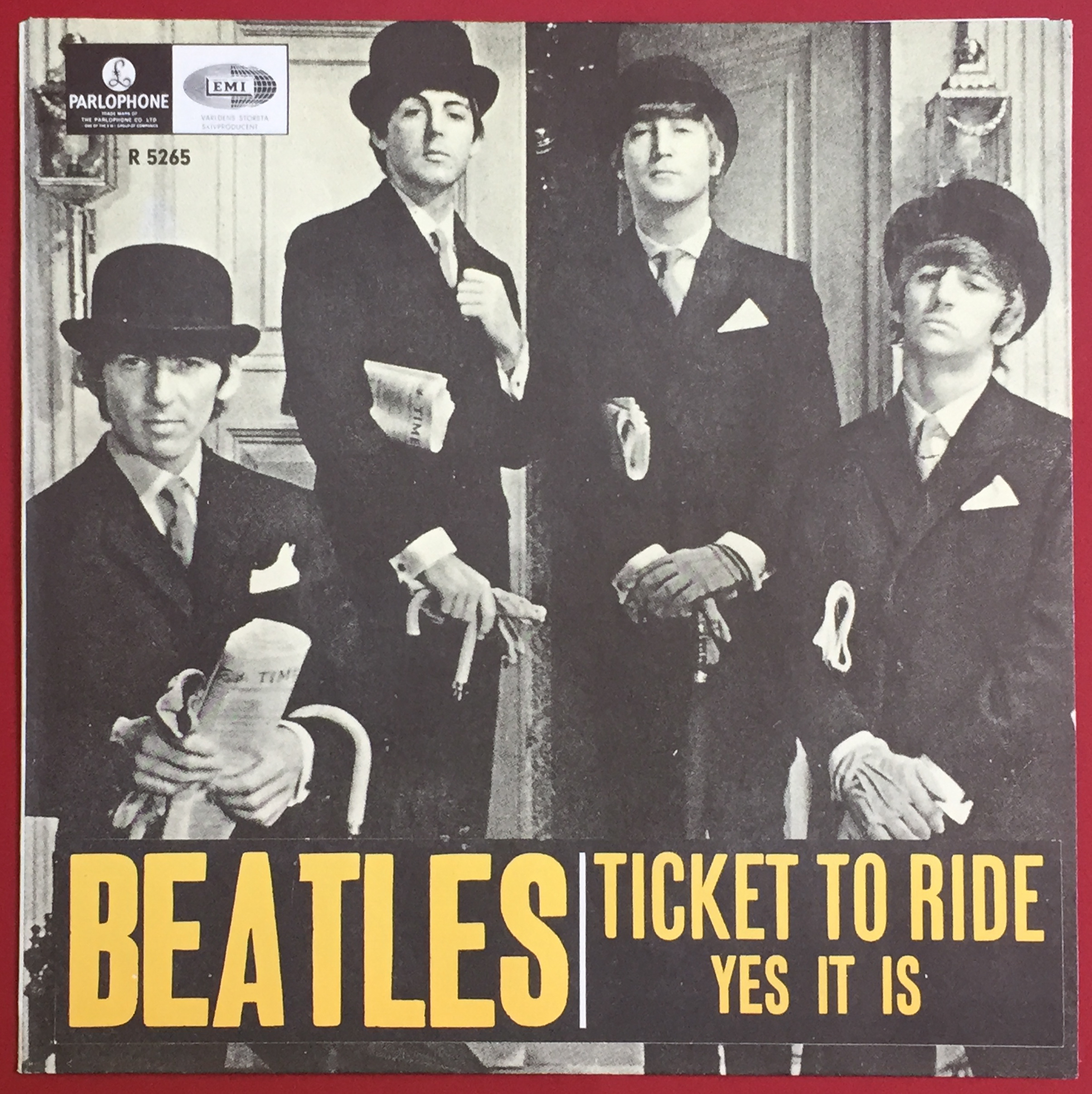 Cover beatles. Сингл the Beatles. The Beatles 1965. The Beatles - ticket to Ride 1965. Ticket to Ride Beatles.