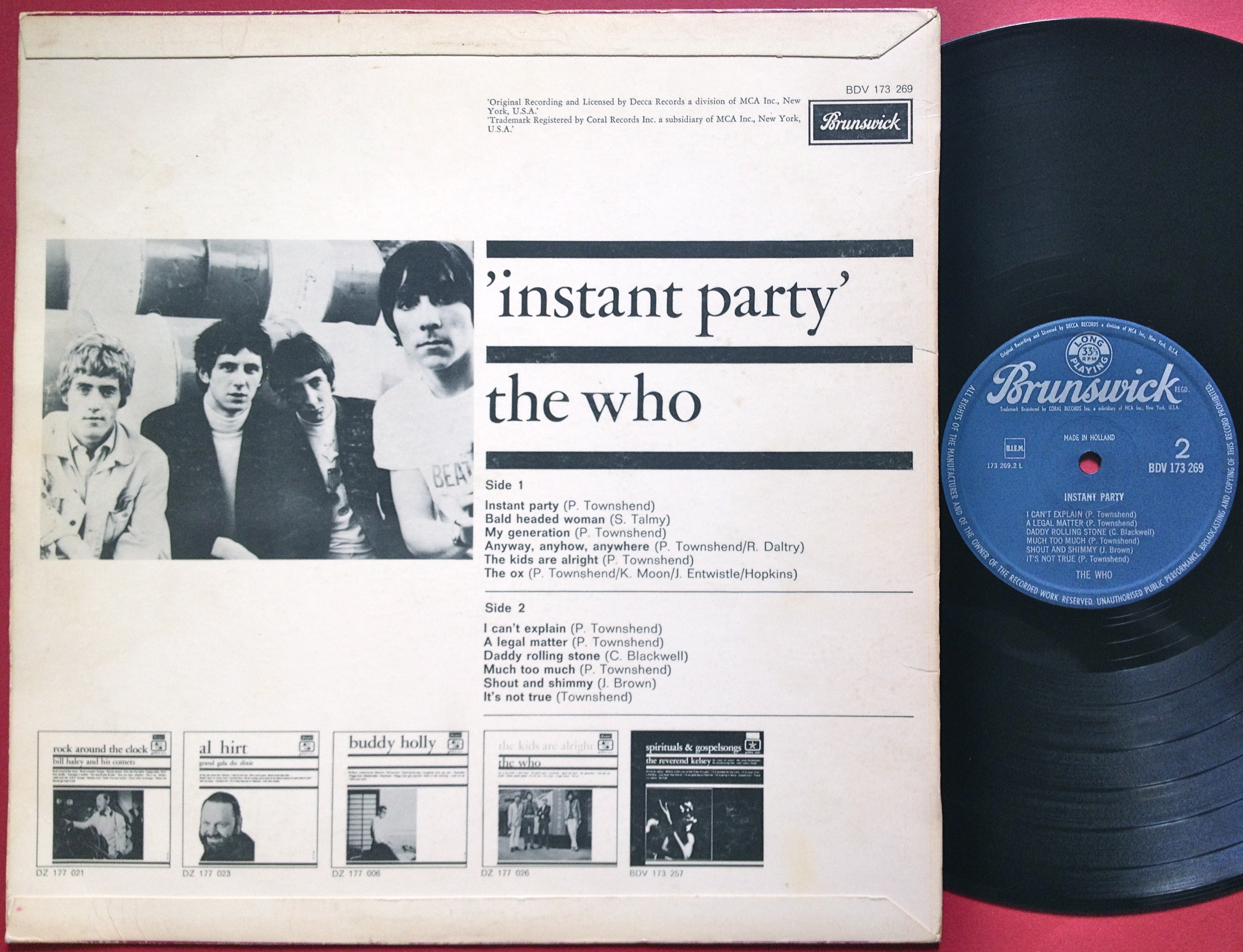 WHO - Instant party Holland ONLY LP 1967 - 2