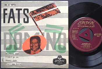 FATS DOMINO - Blueberry hill +3 EP UK-EXPORT/ Swe PS 1957