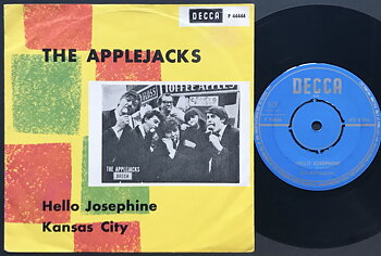 APPLEJACKS - Hello Josephine / Kansas city Swe PS 1964