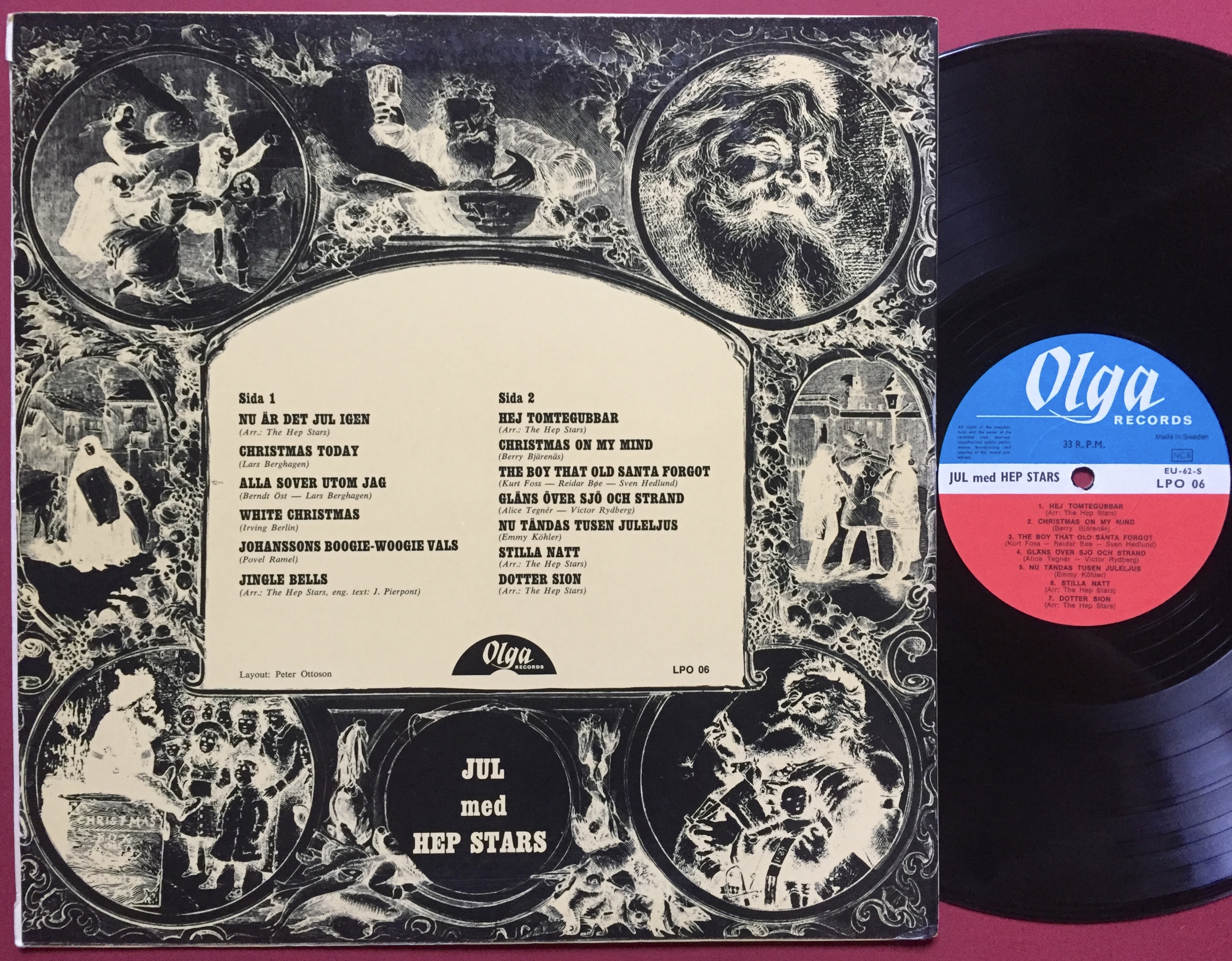 HEP STARS - Jul med Swe-orig LP 1967 - 2