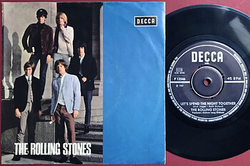 ROLLING STONES - Let´s spend the night together NO title ONE side Swe PS 1967