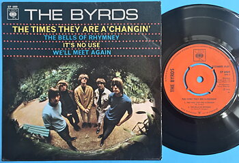 BYRDS - The times they are a´changin´ + 3 UK  EP 1966