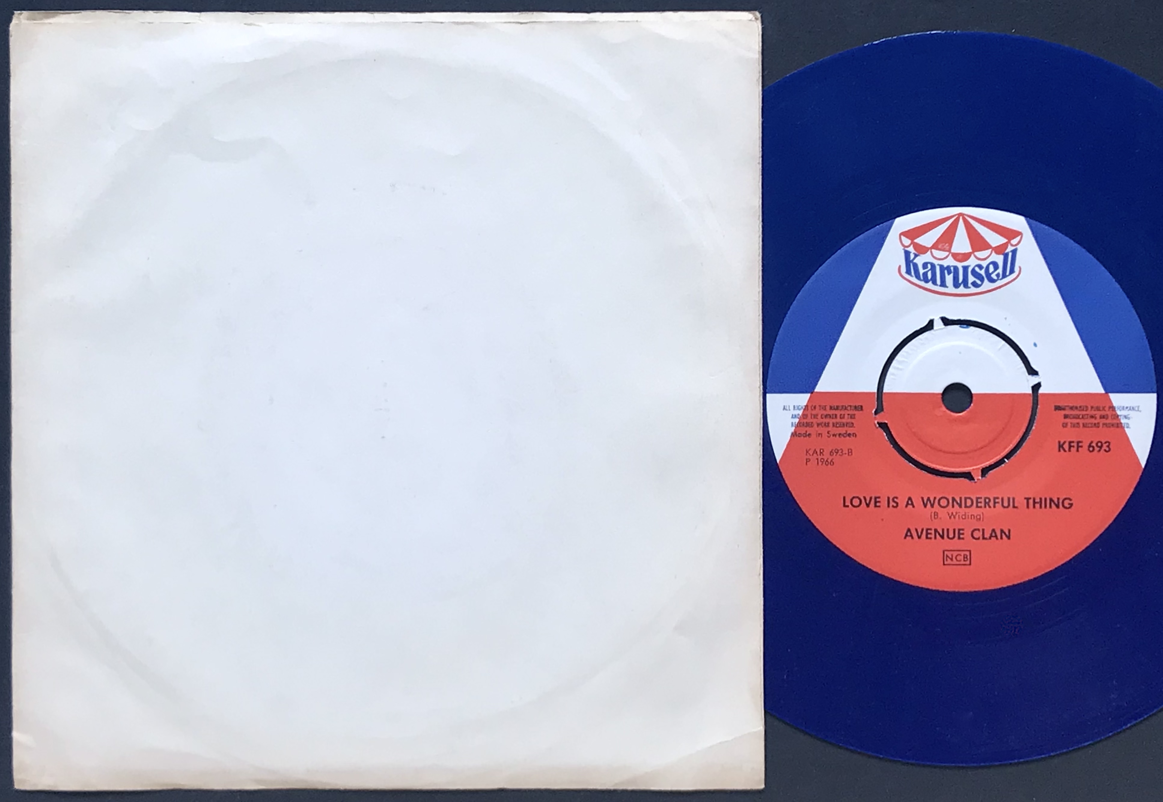 AVENUE CLAN - Promise promise Swe PS 1966 - 2