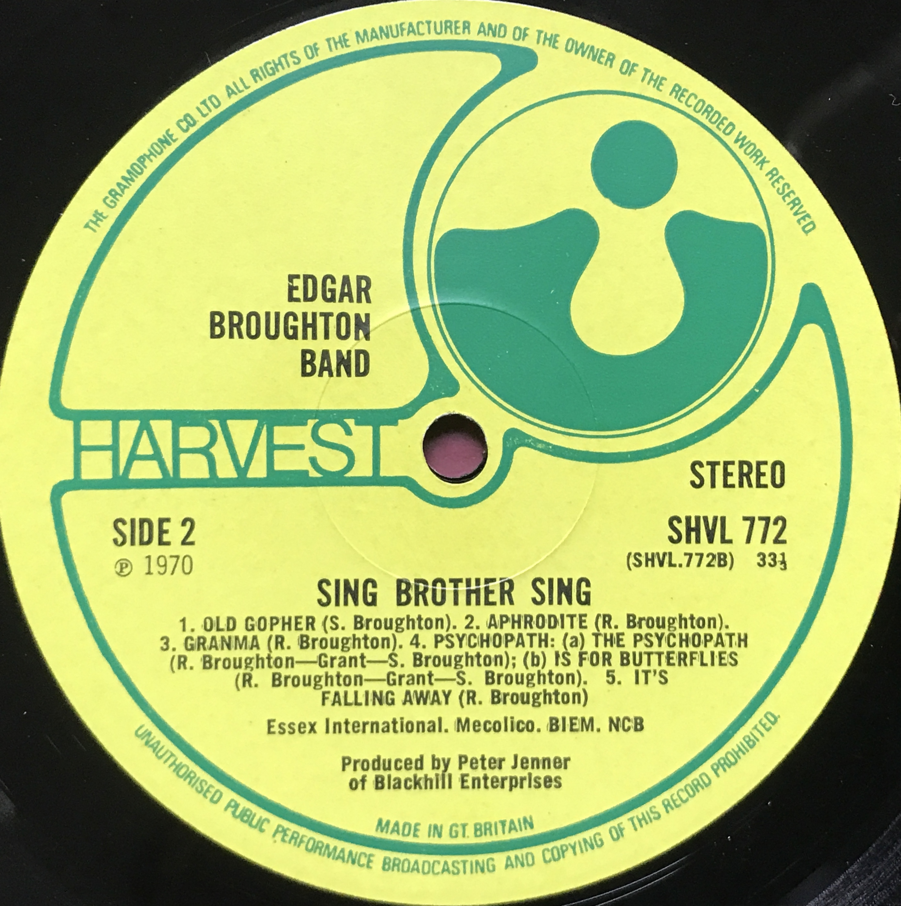 EDGAR BROUGHTON BAND - Sing brother sing UK-orig LP 1970 - 5