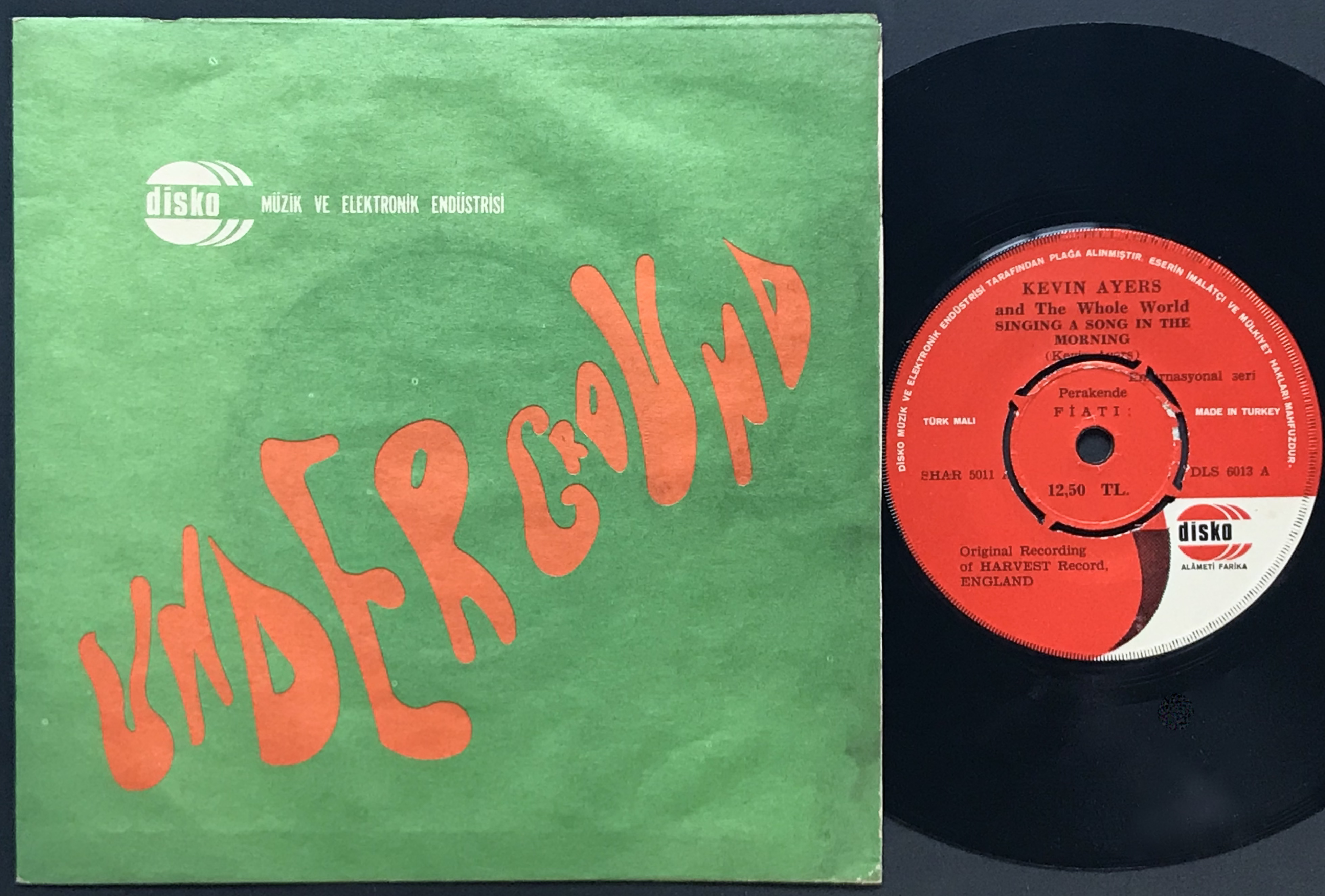 KEVIN AYERS - Singing a song in the morning Turkey AS 1970