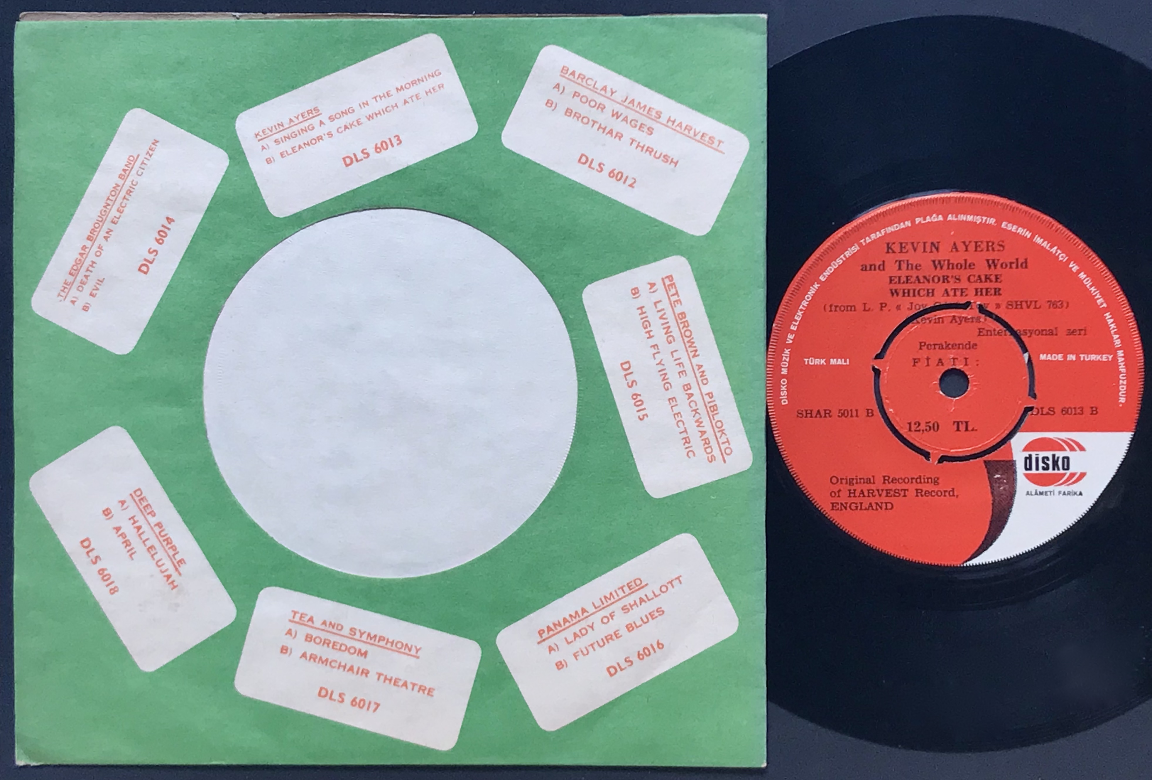 KEVIN AYERS - Singing a song in the morning Turkey AS 1970 - 2