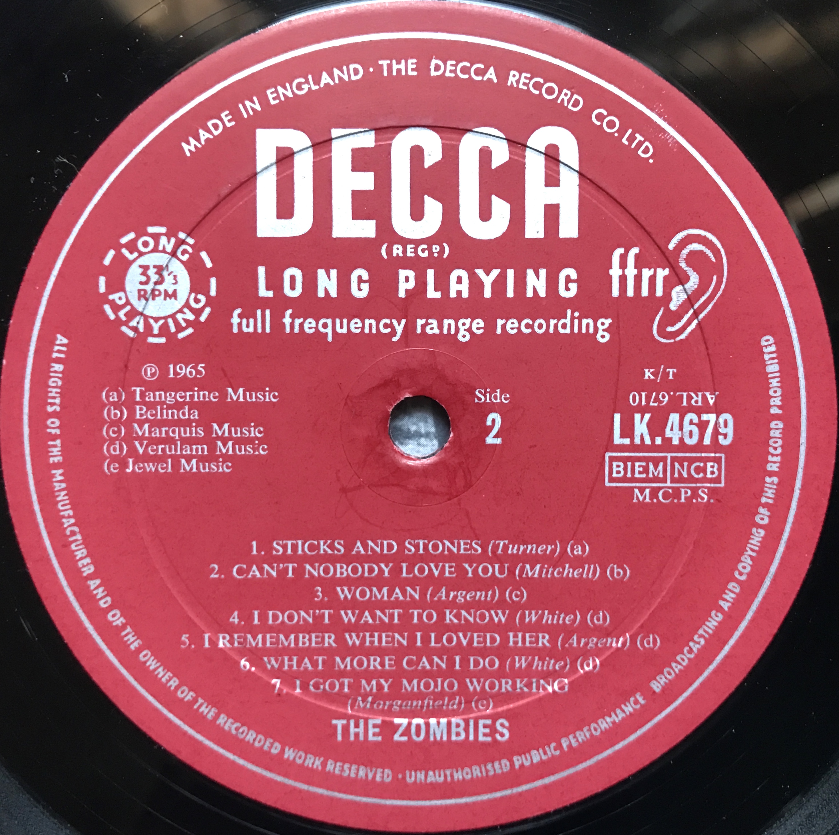 ZOMBIES - Begin here UK-orig LP 1965 - 4
