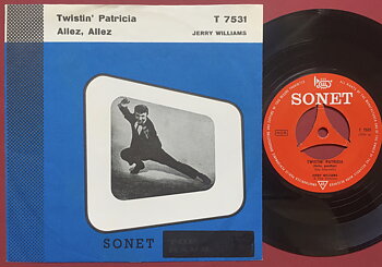 JERRY WILLIAMS - Twistin´ Patricia Danish PS 1963