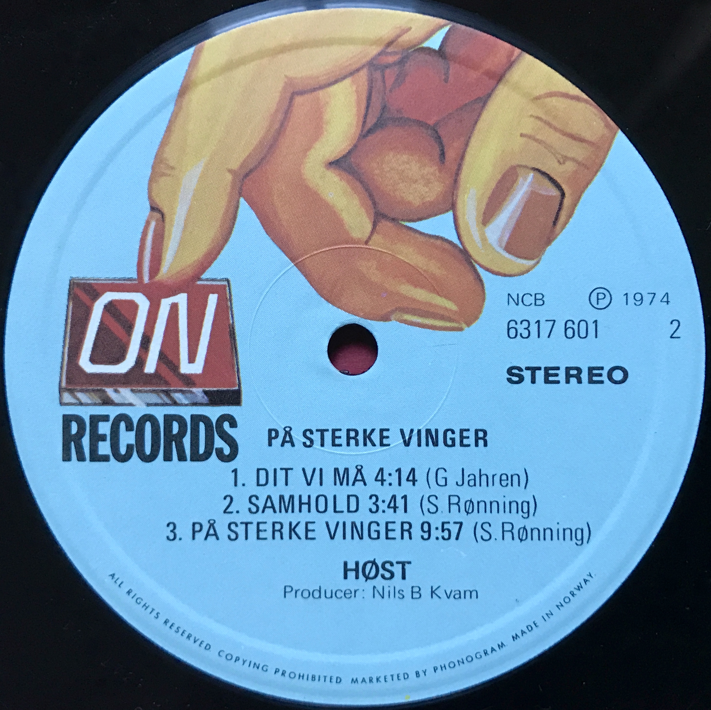 HØST - På sterke vinger Norway orig LP 1974 - 4