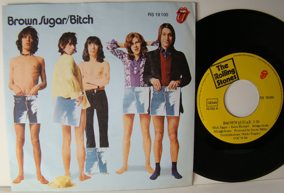 ROLLING STONES - Brown sugar 7" Ger PS  1971