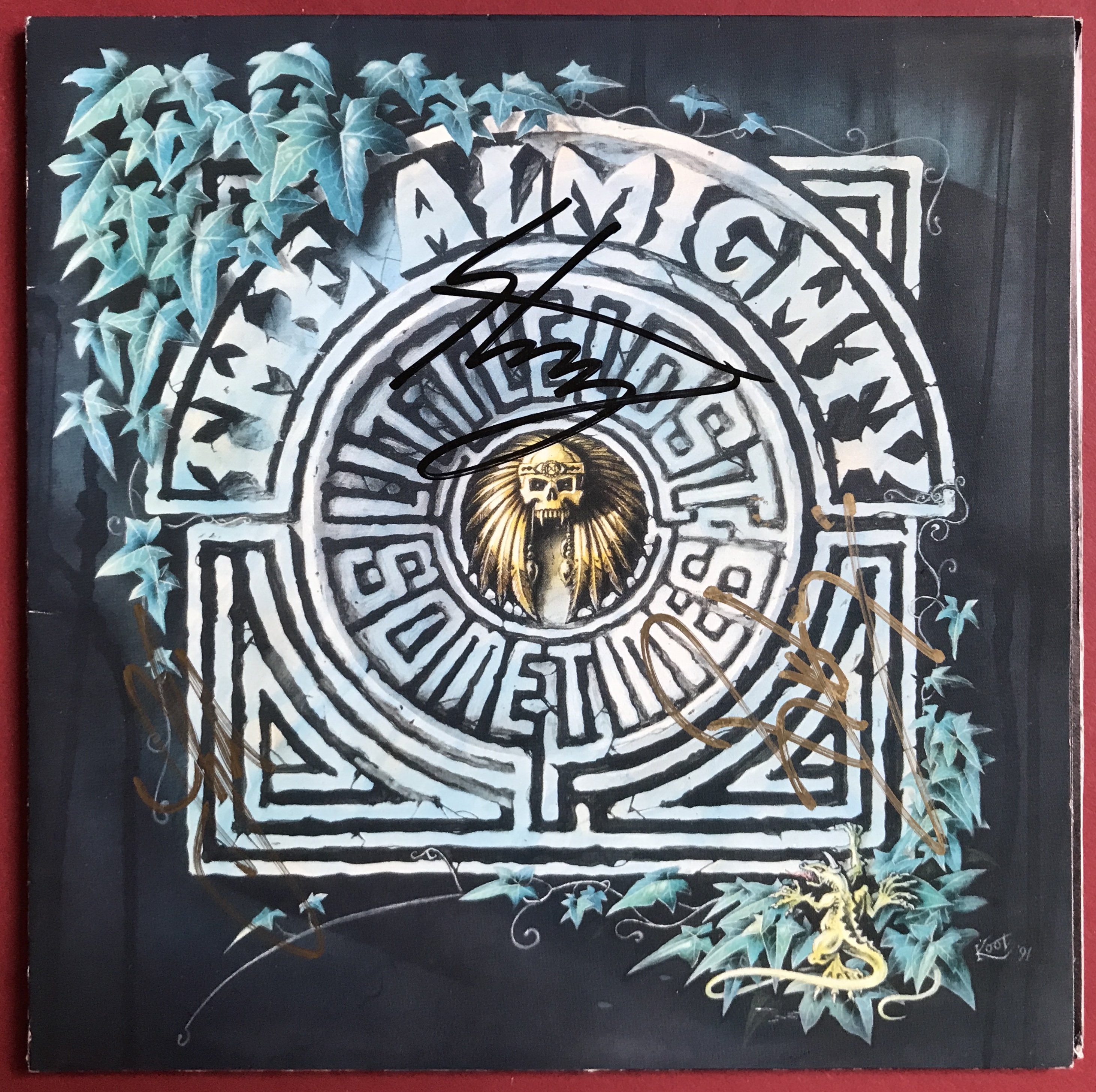 The ALMIGHTY - Little Lost Sometimes SIGNERAD 7" 1991