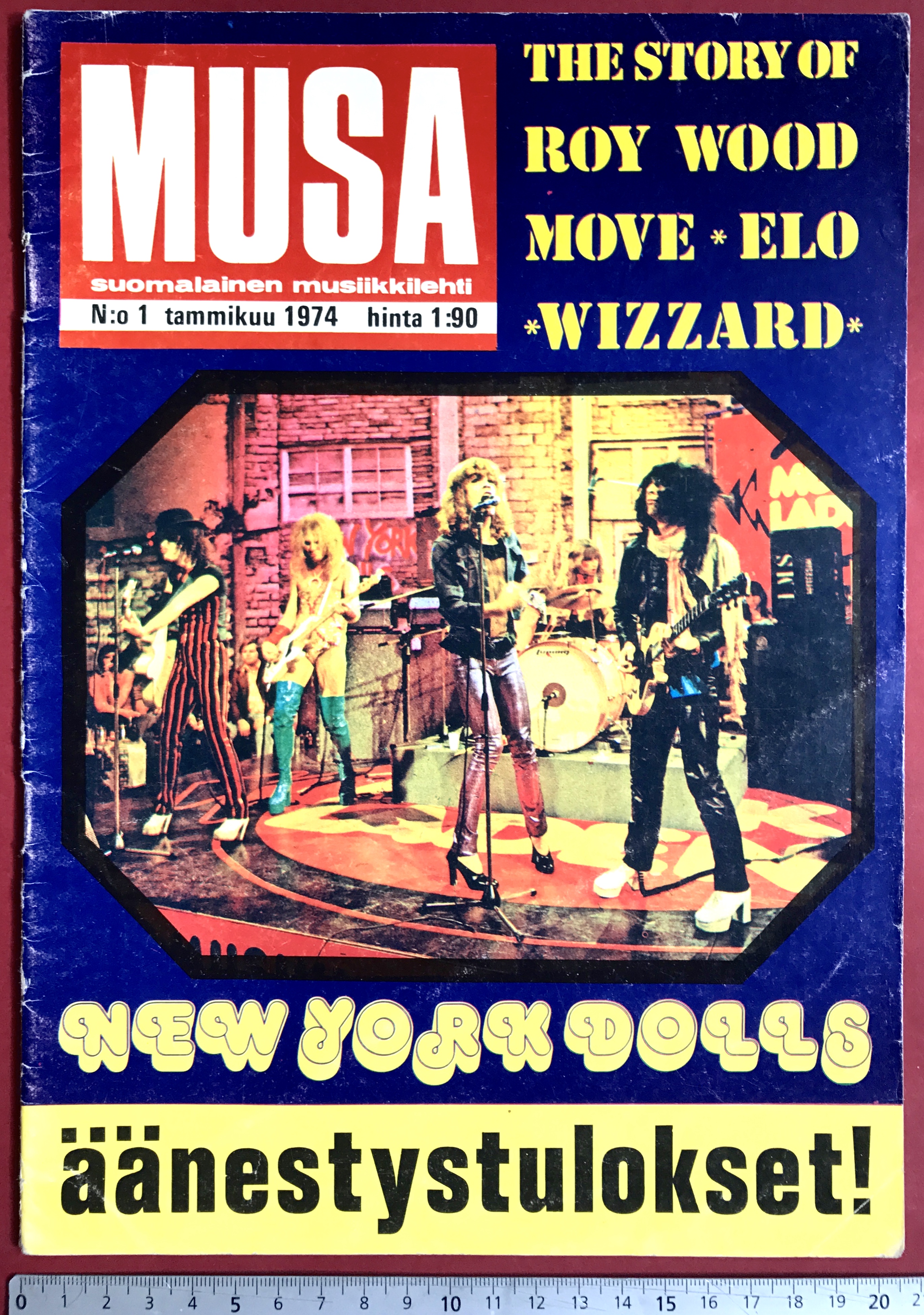 MUSA - No 1 1974 - NEW YORK DOLLS cover