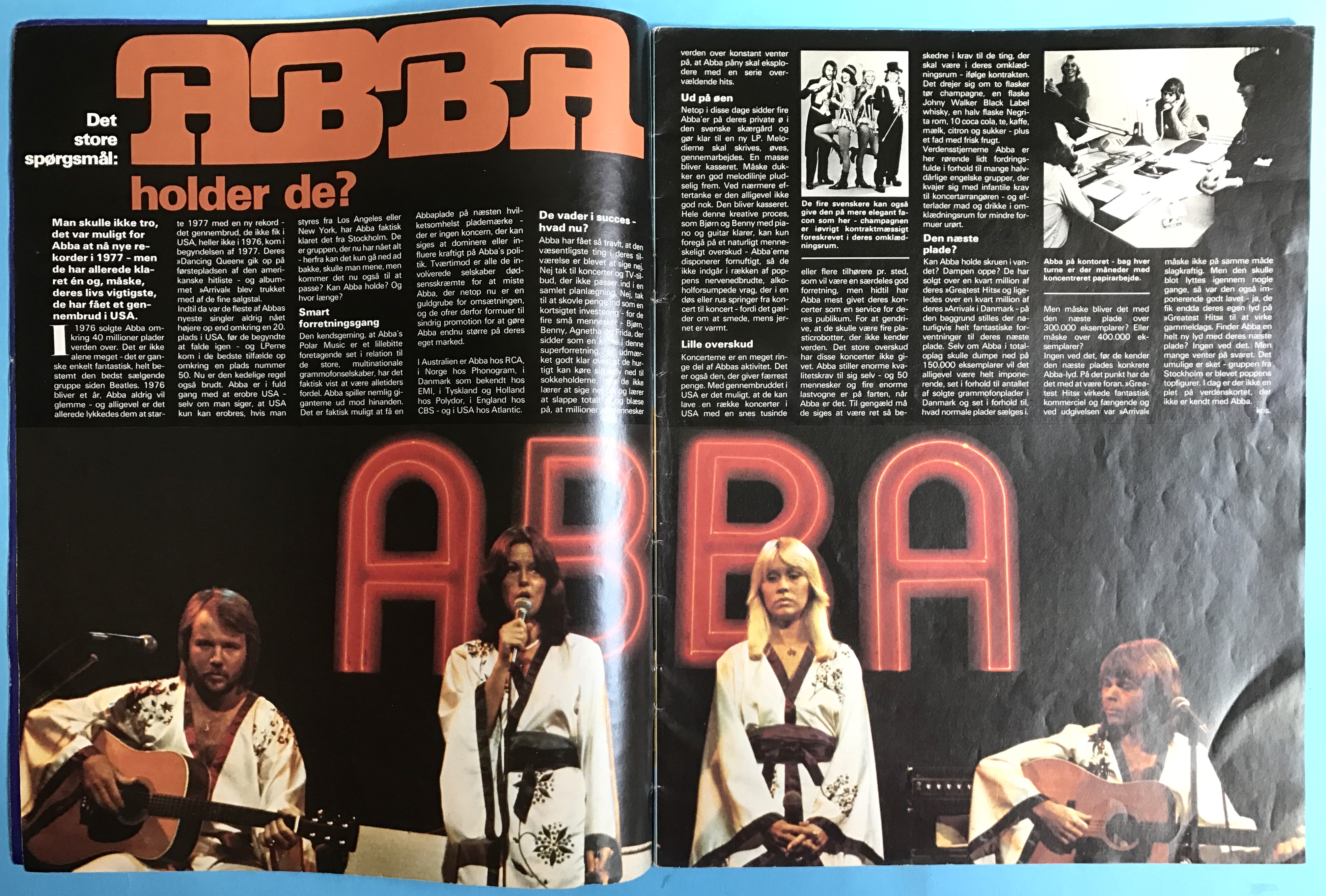 VI UNGE - No 7 1977 - ABBA / Linda Ronstadt  cover - 2