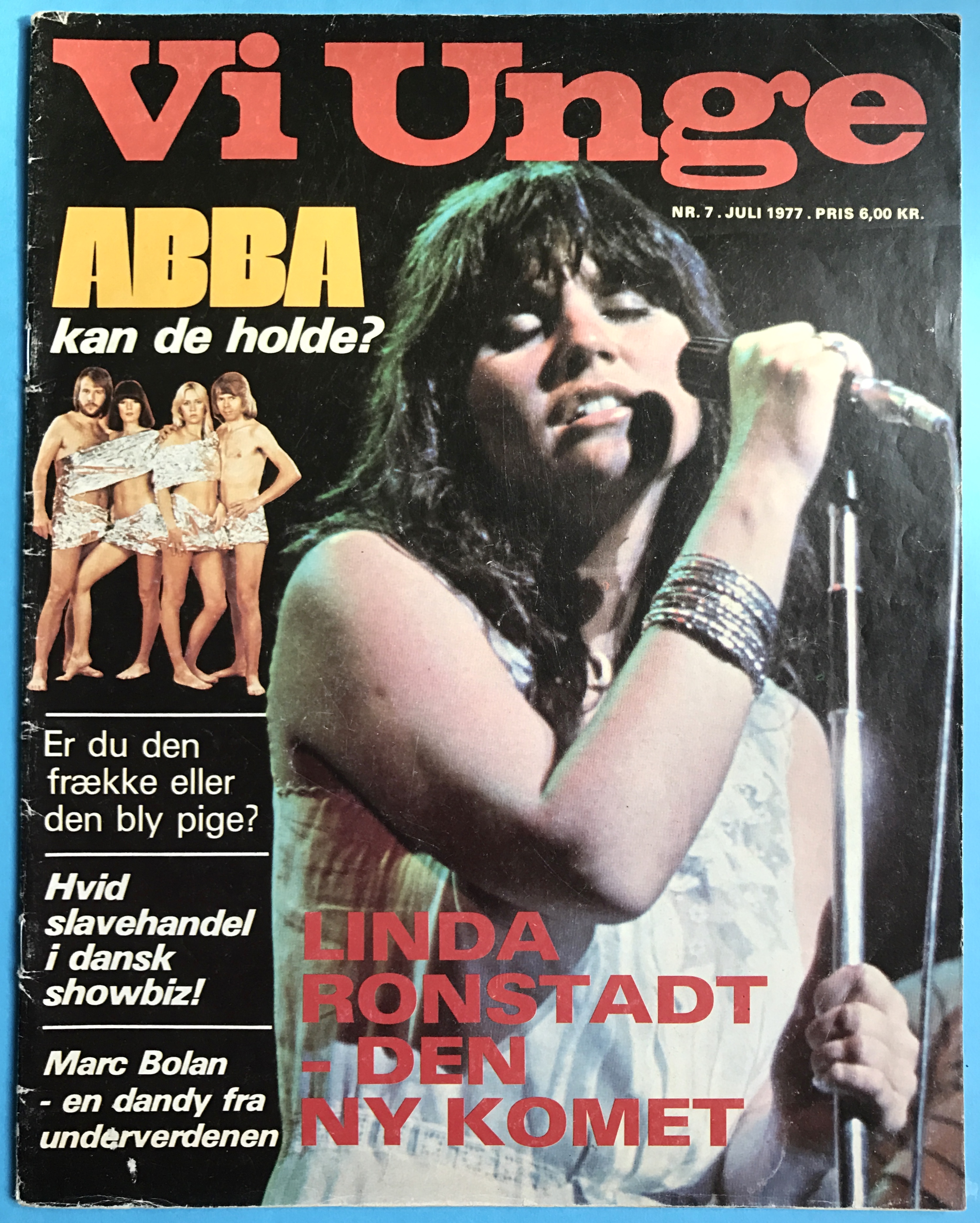 VI UNGE - No 7 1977 - ABBA / Linda Ronstadt  cover